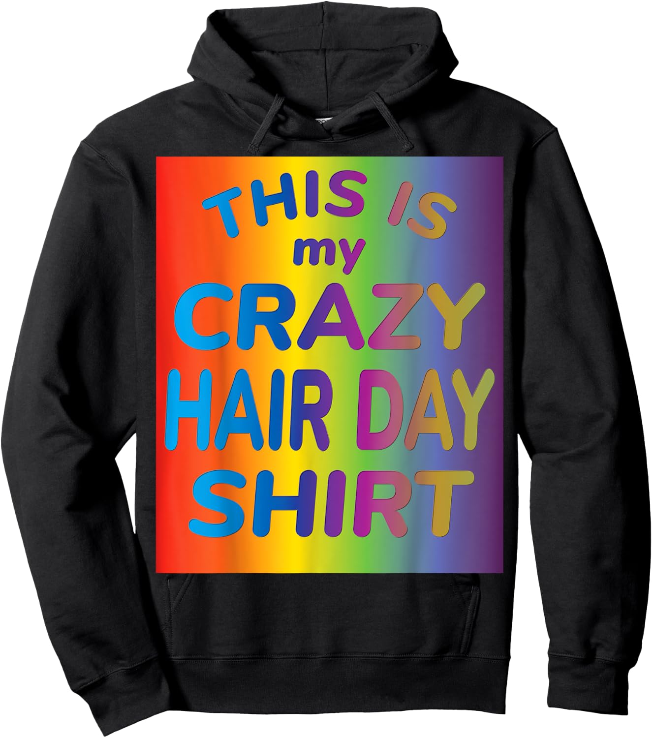 This is my Crazy Hair Day Hoodie - Hoodie | Black