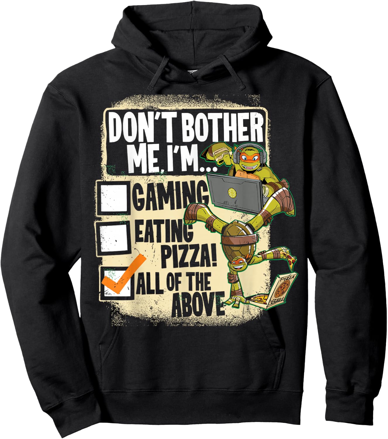 Teenage Mutant Ninja Turtles Don't Bother Me Hoodie - Hoodie | Black