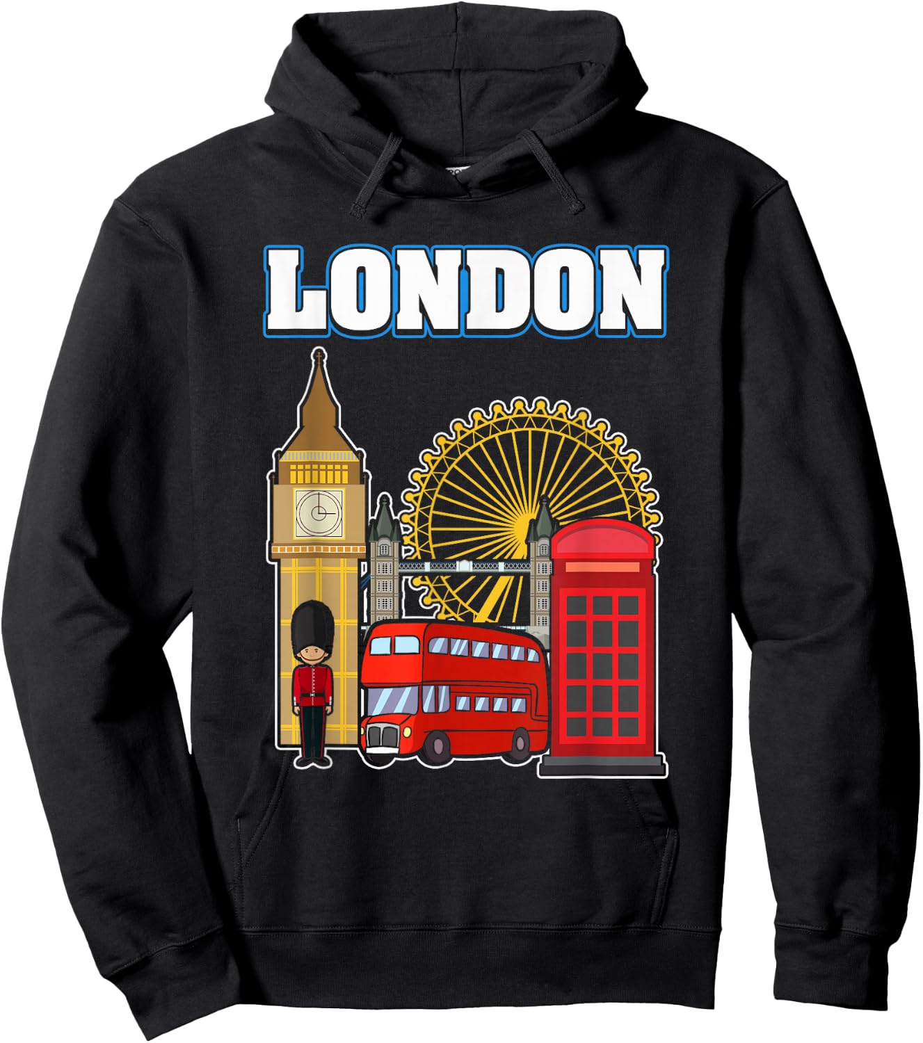 Souvenir from London , Women, Kids Small Hoodie - Hoodie | Black