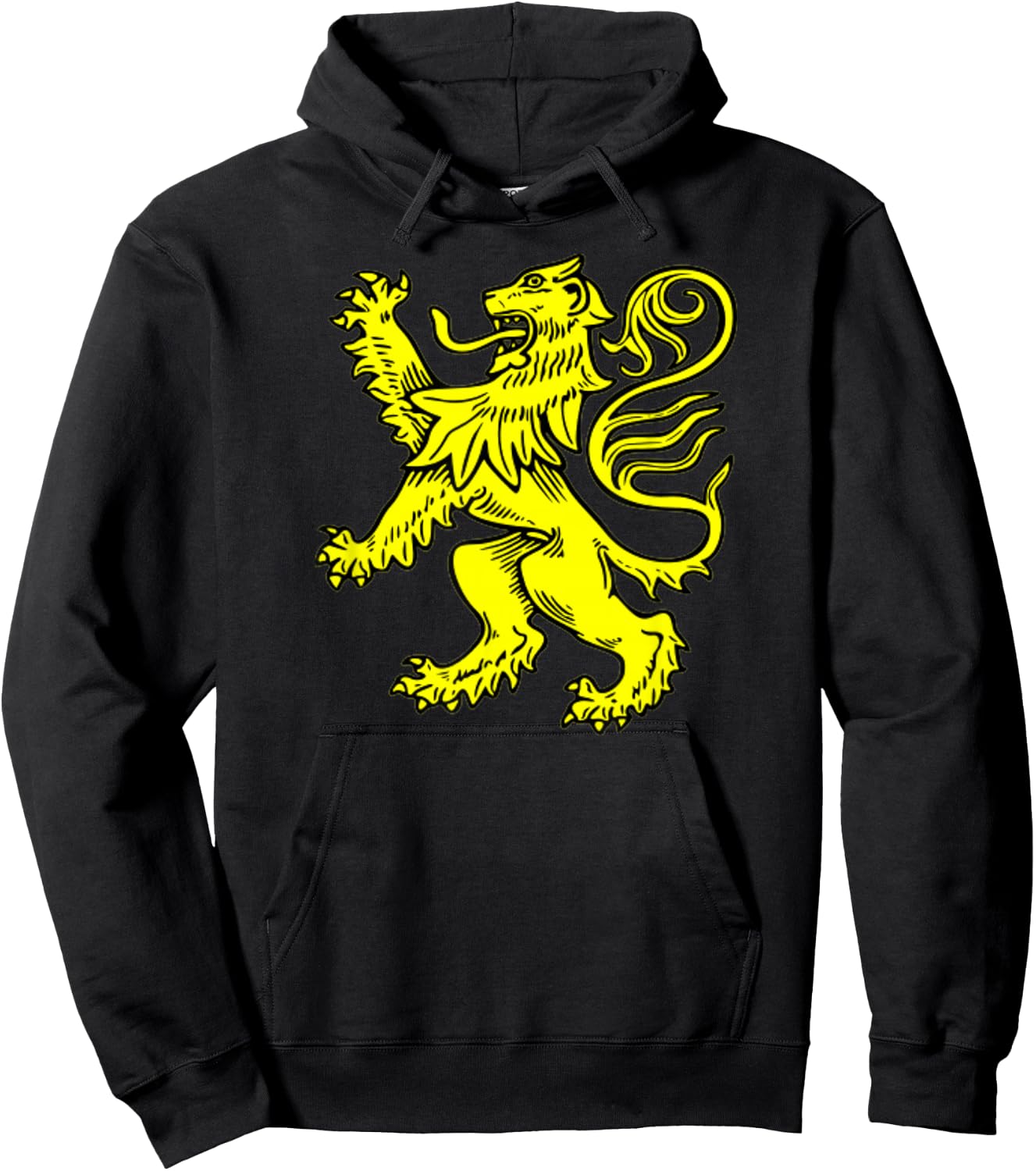 Classic Medieval Middle Ages Lion Hoodie - Hoodie | Black