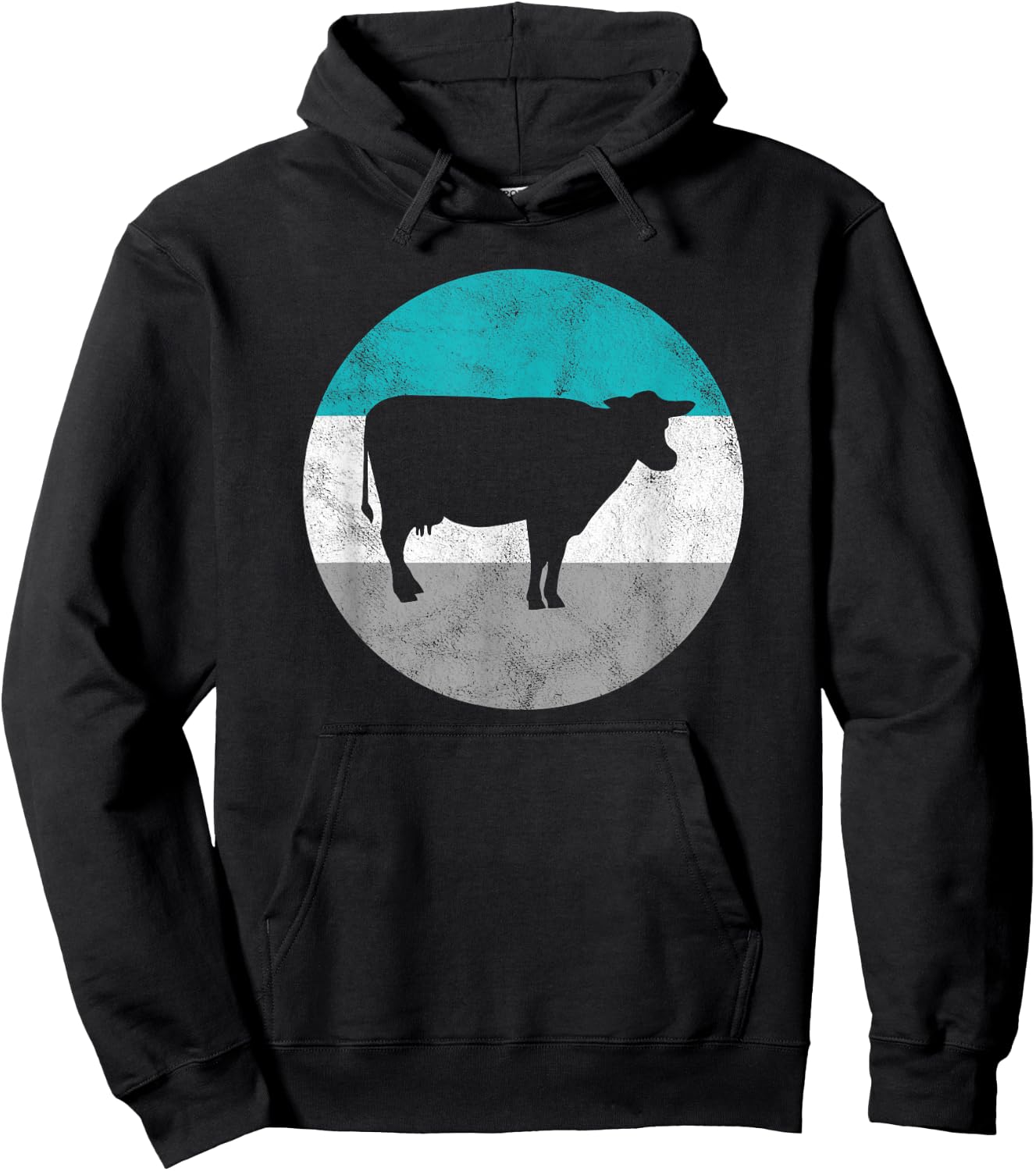 Cow Gift Shirt Women Boys & Girls Hoodie - Hoodie | Black