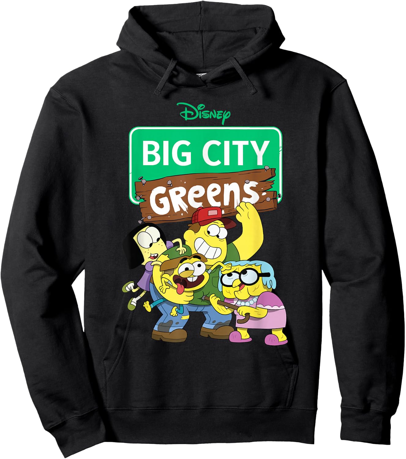 Disney Channel Big City Greens Hoodie - Hoodie | Black