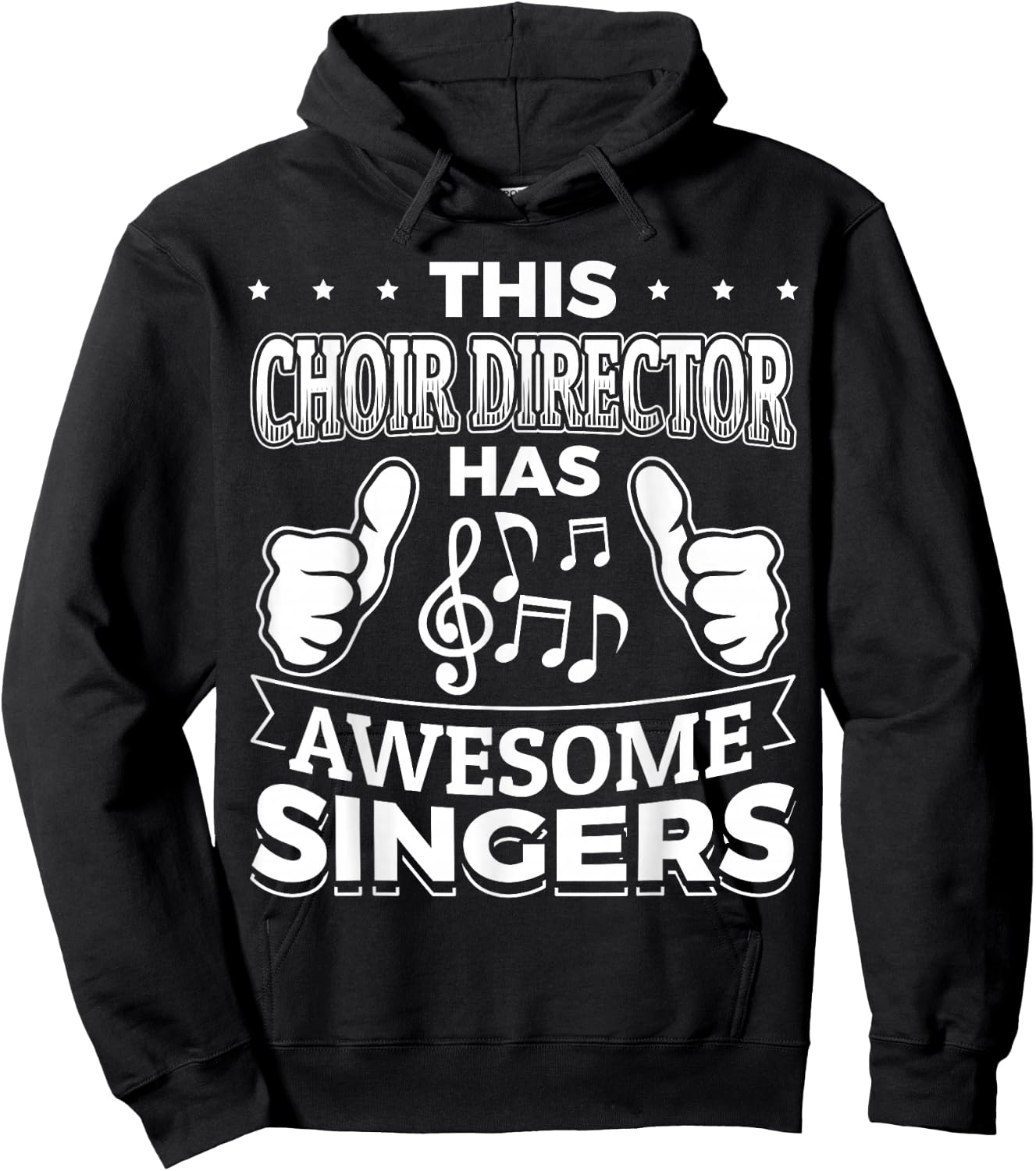 This Choir Director has awesome Singers ! Hoodie - Hoodie | Black