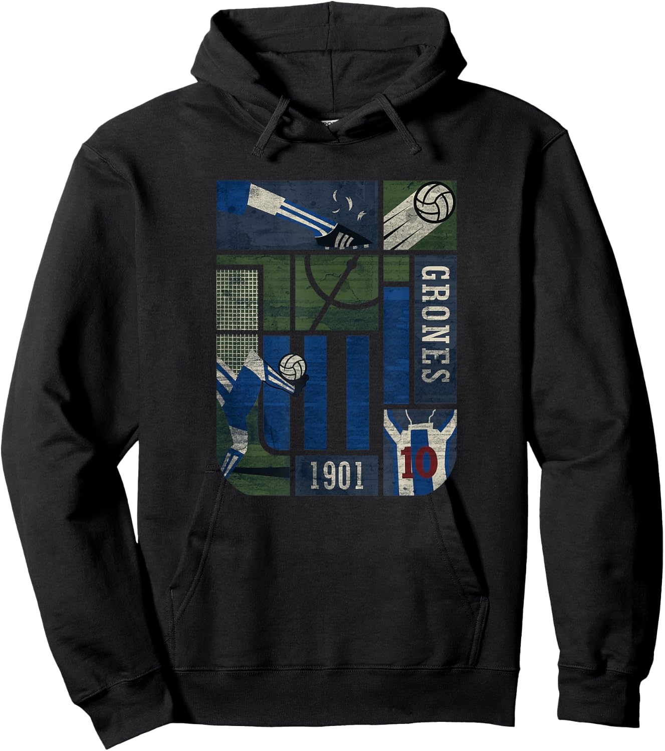 Fans of Alianza Lima "Grones" Peruvian Soccer Hoodie - Hoodie | Black