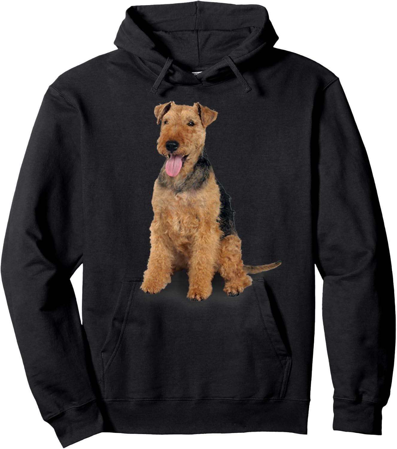 Airedale Terrier T Shirt Hoodie - Hoodie | Black