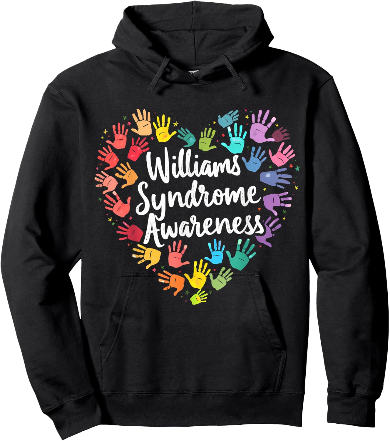 Williams Syndrome Warrior Awareness Hoodie - Hoodie | Black