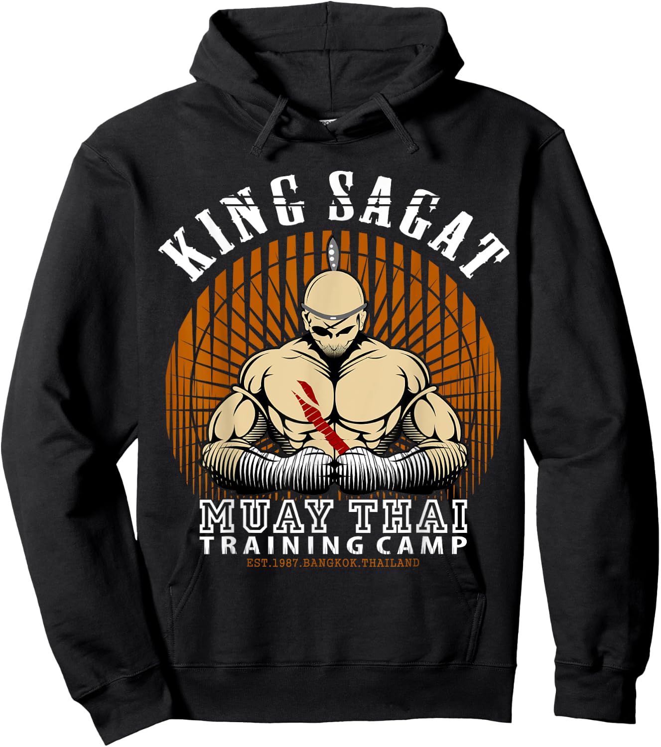 Muay Thai boxing training Gym - Sagat Training Camp Hoodie - Hoodie | Black