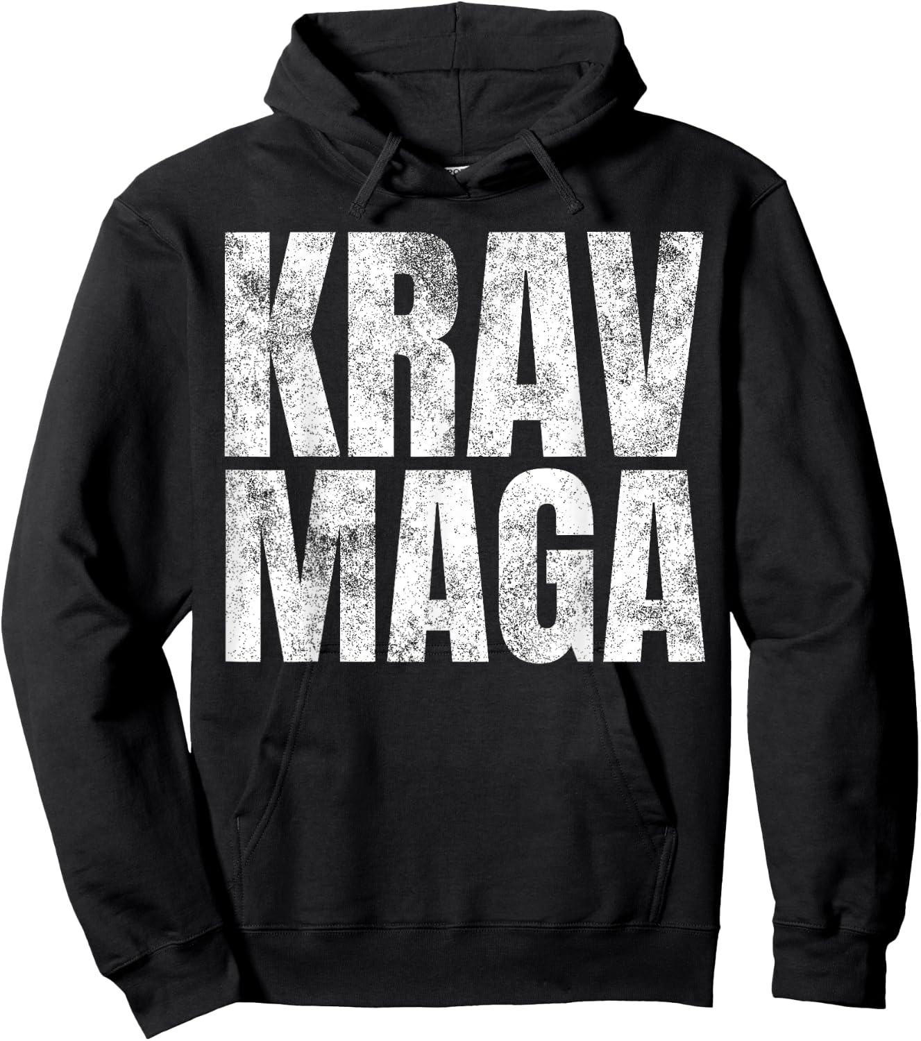 Distressed Krav Maga Israeli Gifts IDF Self-Defense Training Hoodie - Hoodie | Black