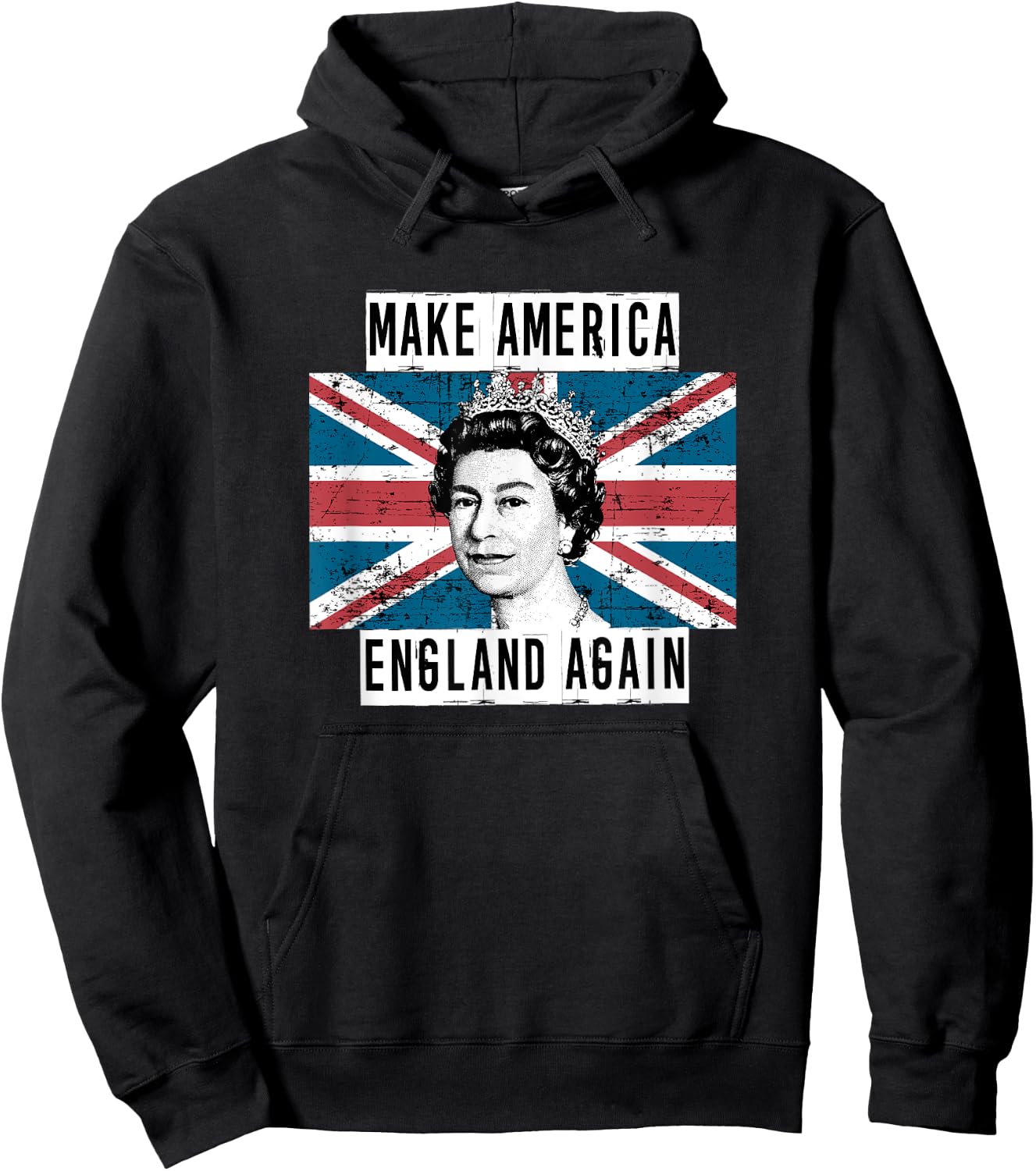 Make America England Again funny political Hoodie - Hoodie | Black