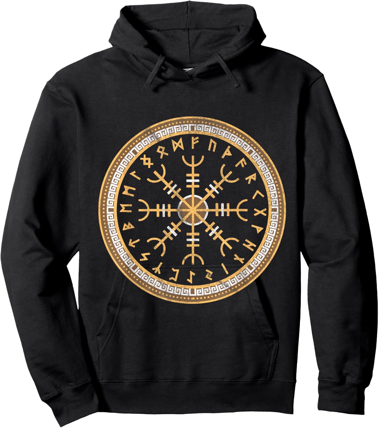 Aegishjalmur Helm Of Awe Hoodie - Hoodie | Black