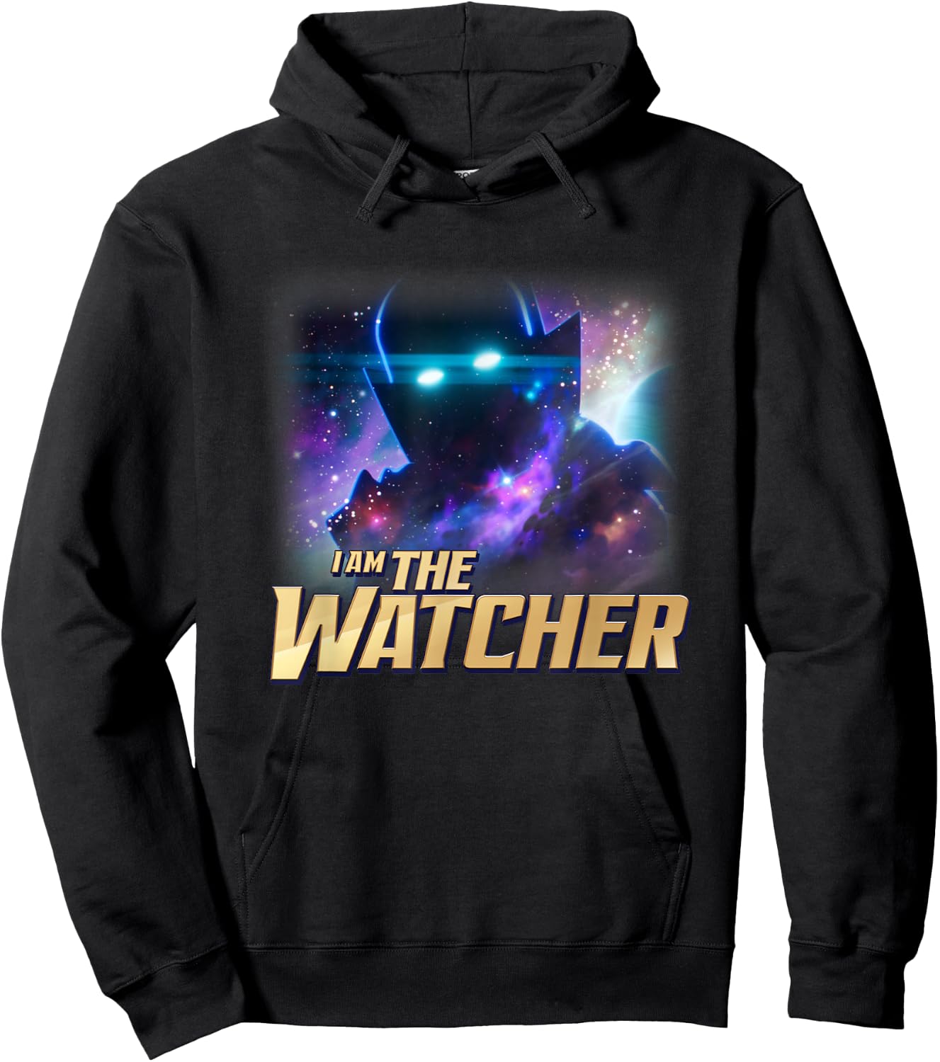 Marvel WHAT IF...? I Am The Watcher Cosmic Hoodie - Hoodie | Black