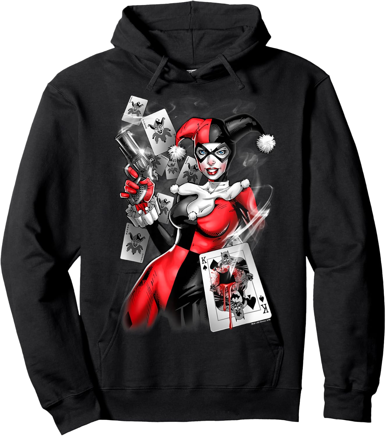 Harley Quinn Smoking Gun Hoodie - Hoodie | Black
