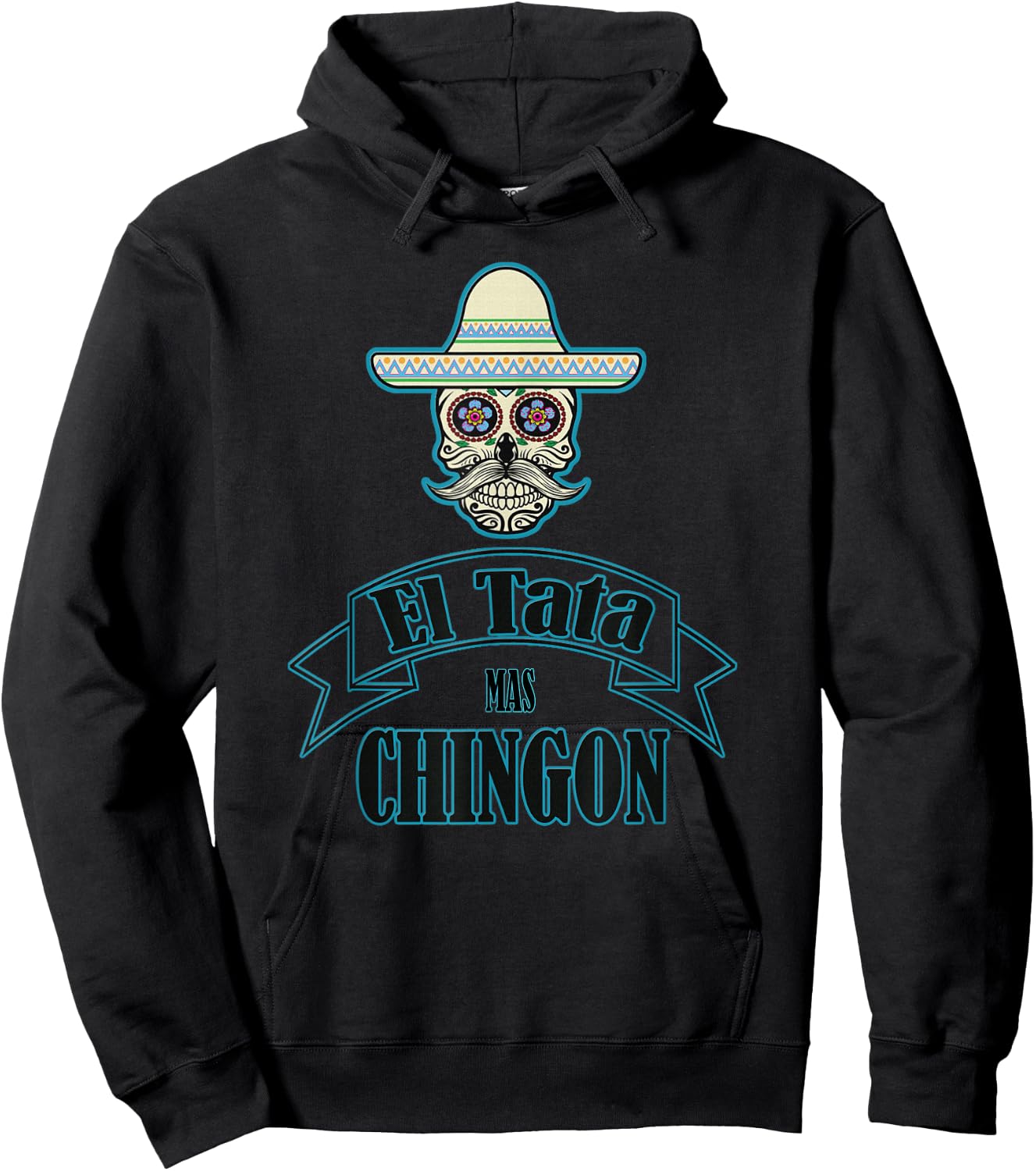 El Tata mas Chingon, Playera, Camiseta. Gift Hoodie - Hoodie | Black