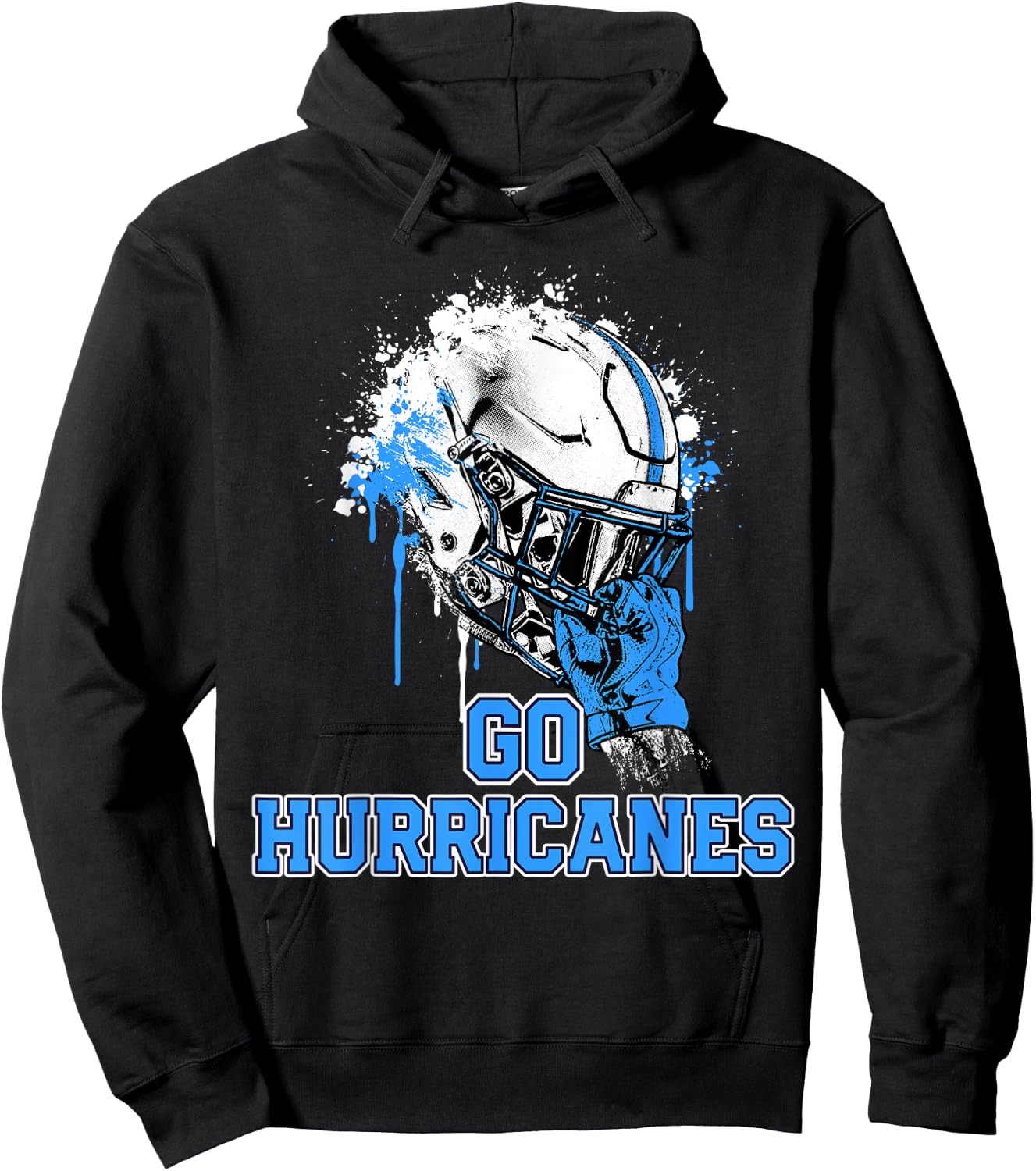 South Plaquemines Hurricanes Rising Helmet GO! Hoodie - Hoodie | Black