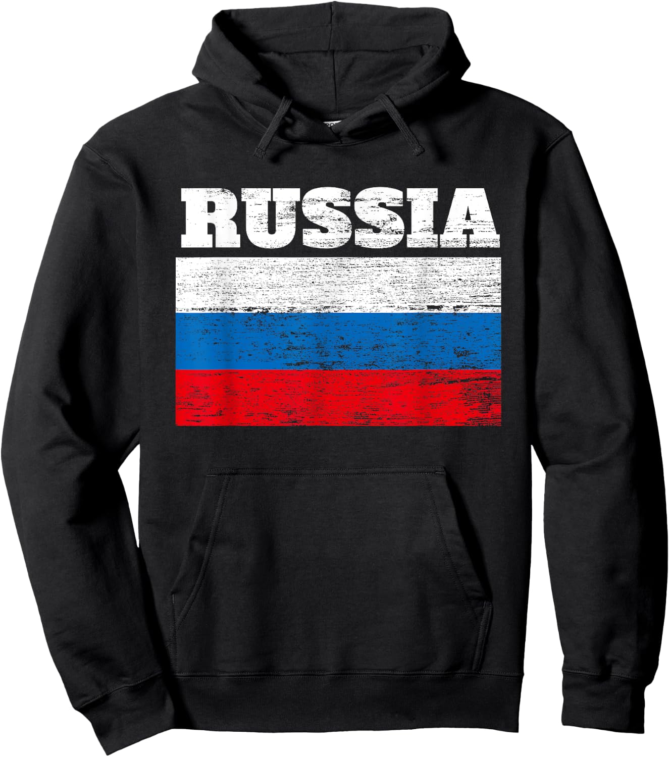 Russia Flag Cool design Gifts Idea Hoodie - Hoodie | Black