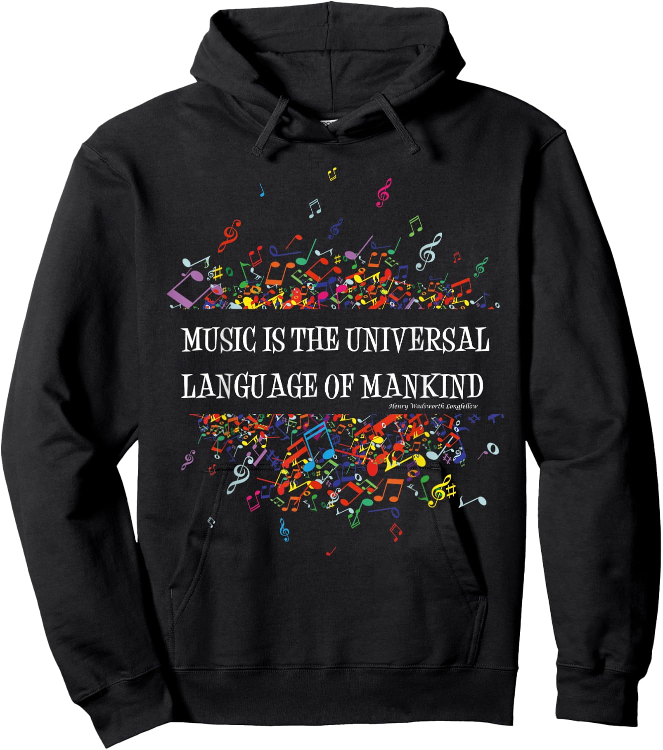 Music The Universal Language Hoodie - Hoodie | Black