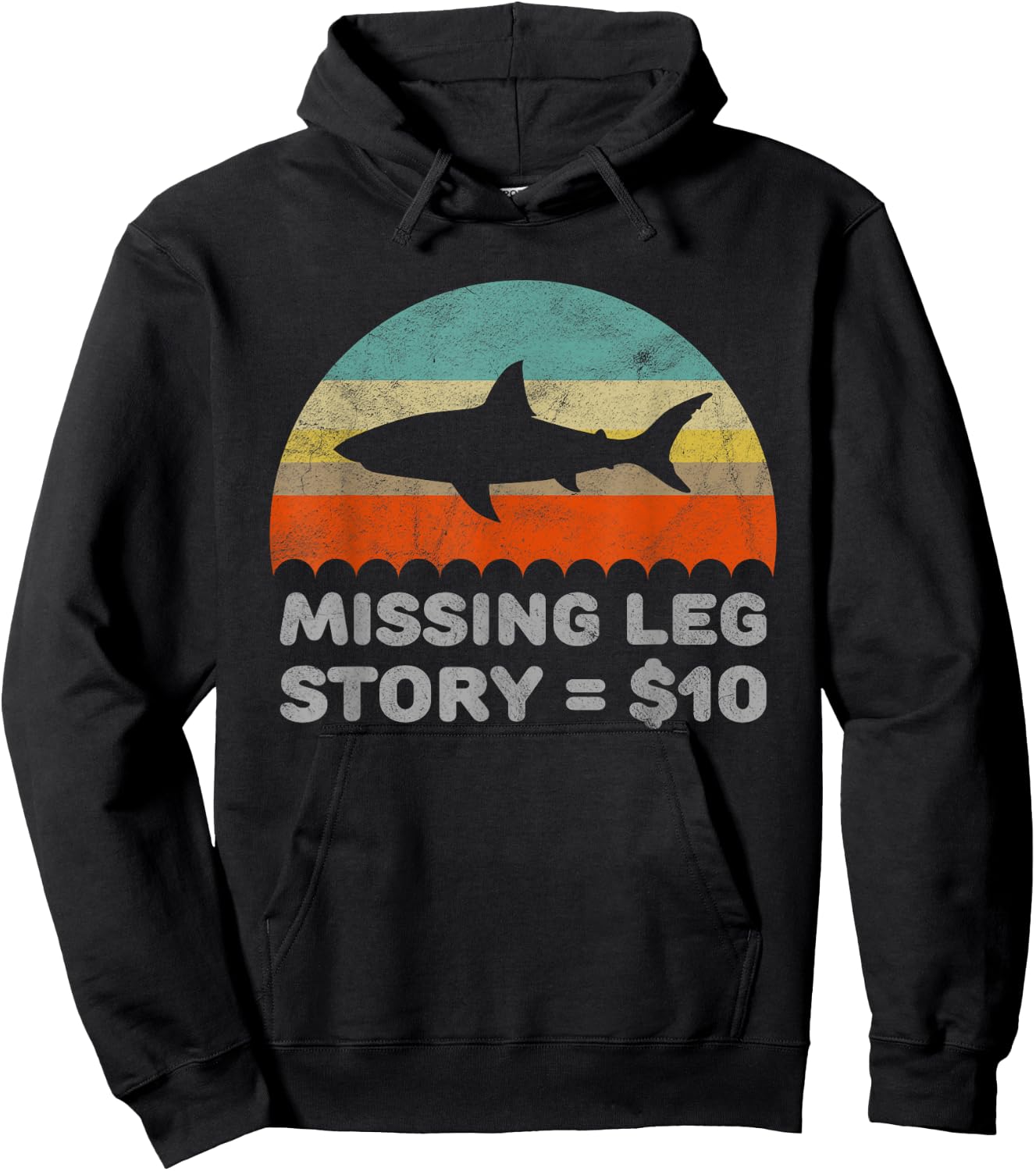 Funny Missing Leg Story Hoodie - Hoodie | Black