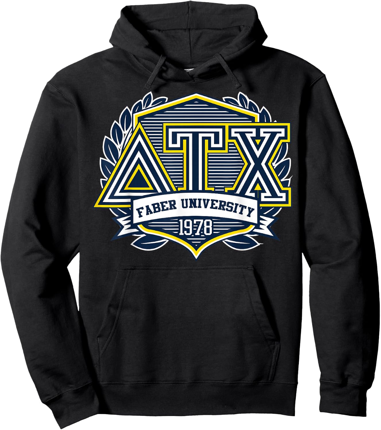 Animal House Faber University 1978 Frat Logo Graphic Hoodie - Hoodie | Black