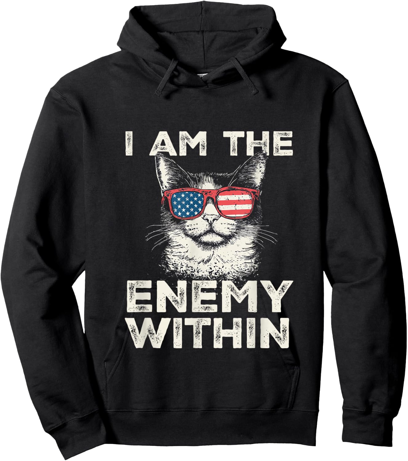 I Am The Enemy Within Hoodie - Hoodie | Black