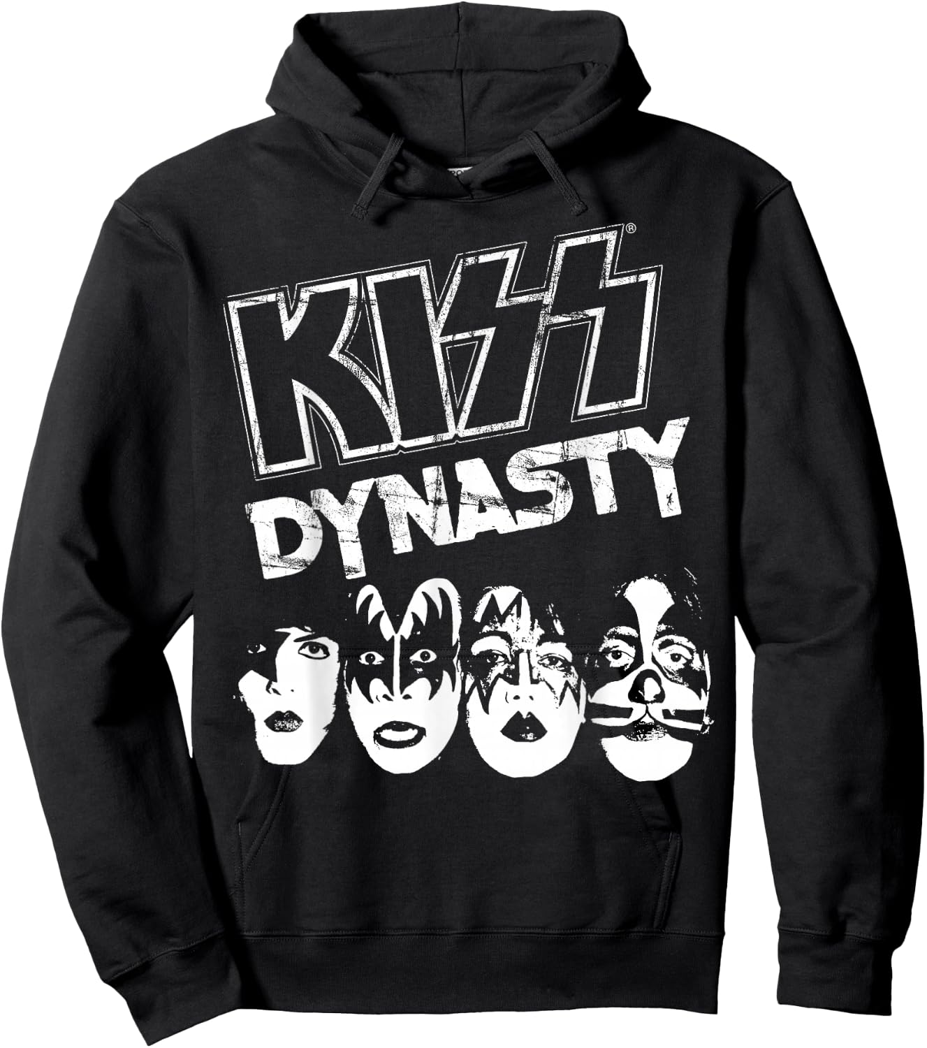 KISS Dynasty - Men's Black Classic Fit Short Sleeve - Size S Hoodie - Hoodie | Black