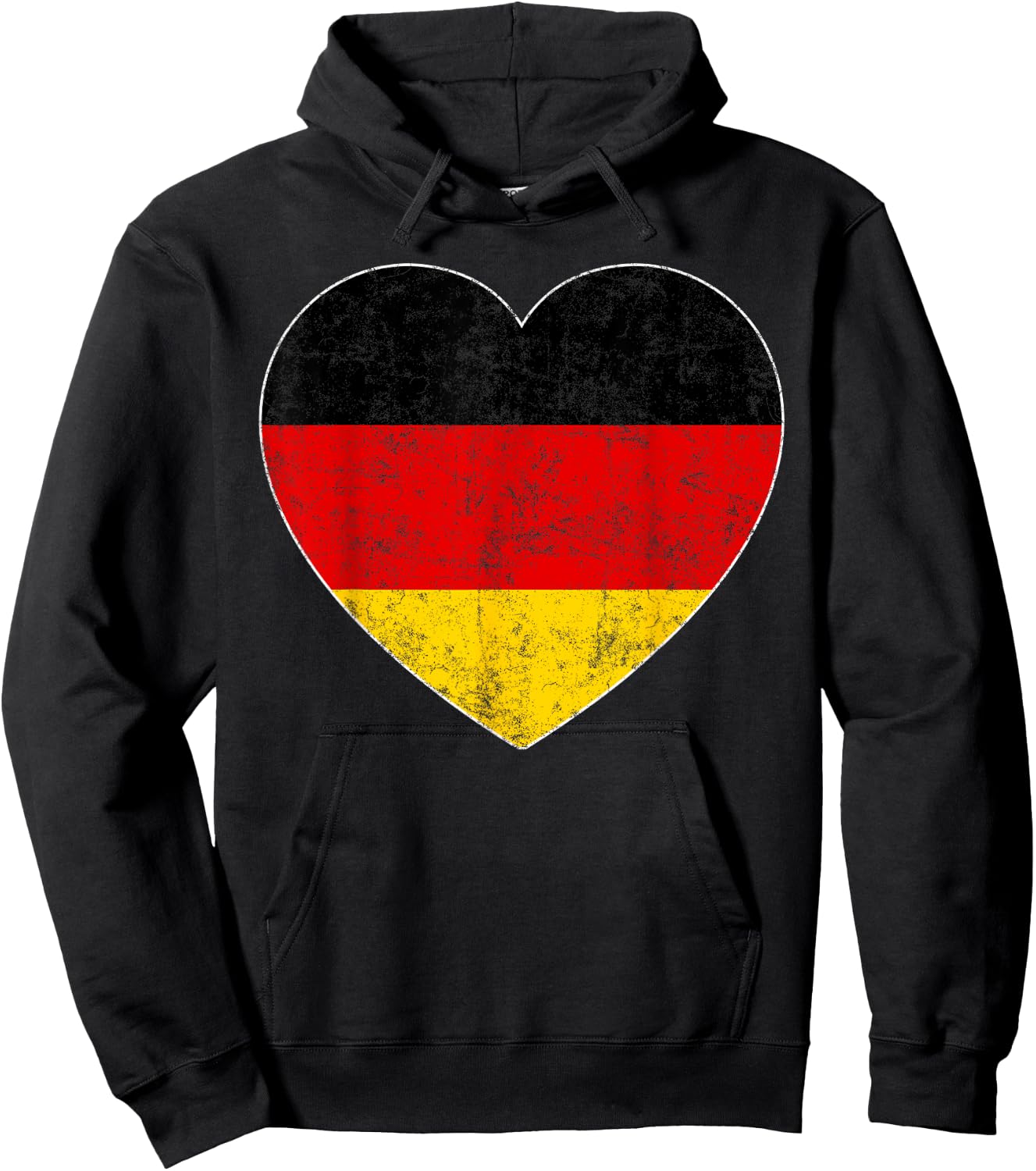 Oktoberfest T Shirt German Flag Heart Germany Gift Mom Wife Hoodie - Hoodie | Black