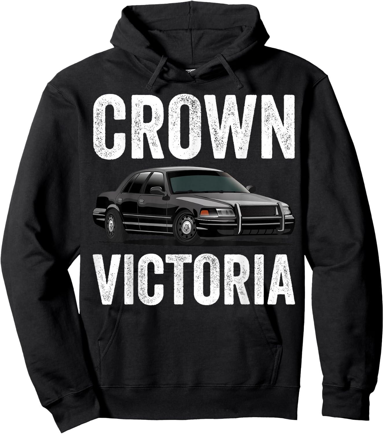 Crown Victoria P71 Cop Car Hoodie - Hoodie | Black