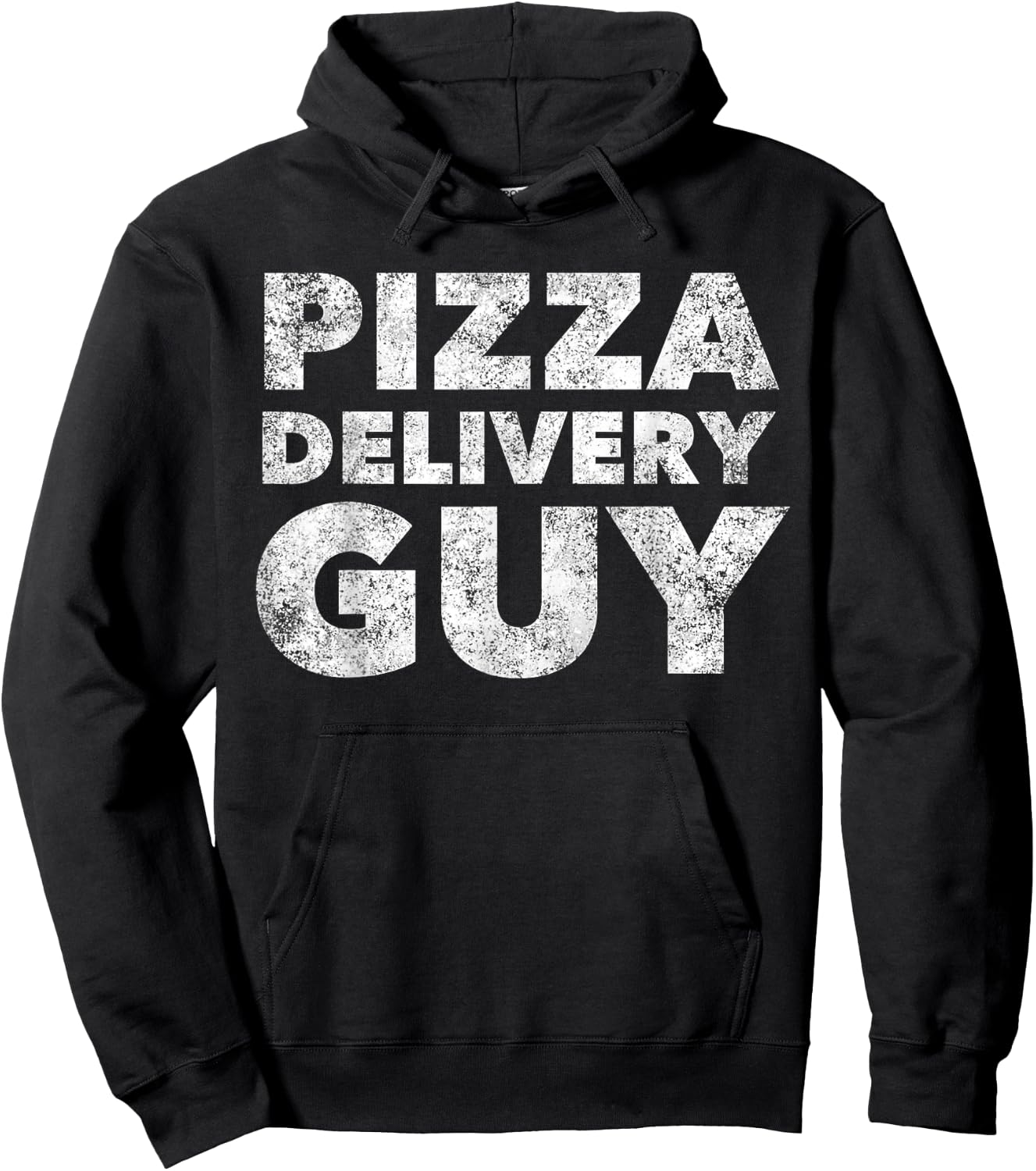 Pizza Delivery Guy Funny Costume Gift Hoodie - Hoodie | Black