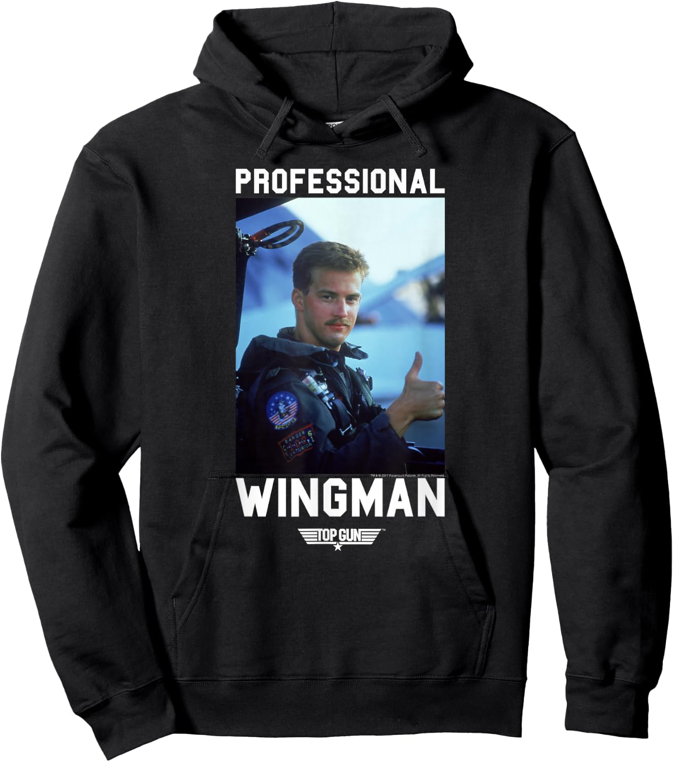 Top Gun Professional Wingman Goose Photo Action Movie Hoodie - Hoodie | Black