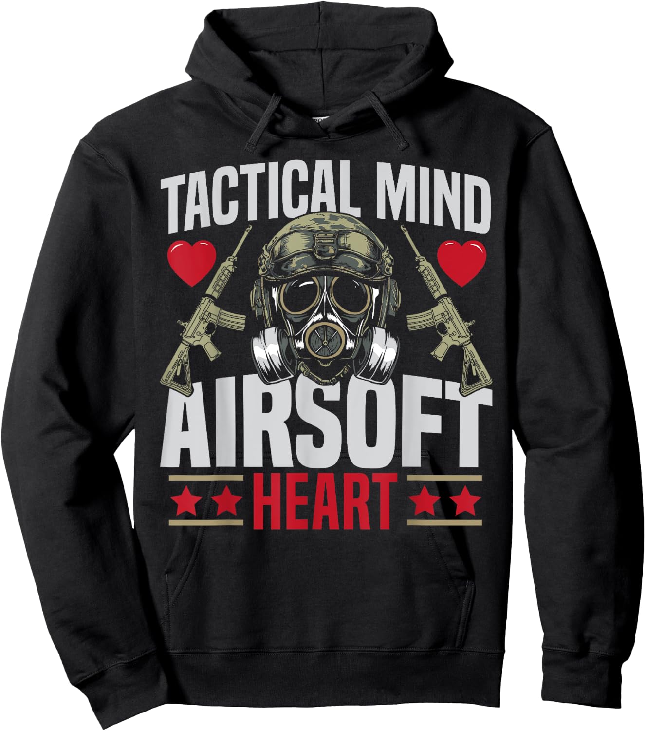 Airsoft Gear Team-Based Shooting Combat I Like Airsoft Hoodie - Hoodie | Black