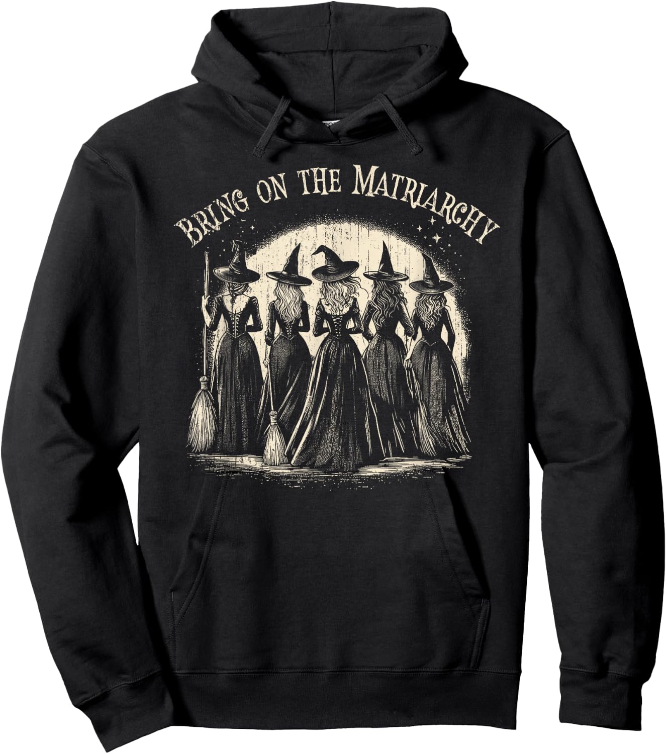 Cute BRING ON THE MATRIARCHY Halloween Kamala Wicked Vote Hoodie - Hoodie | Black