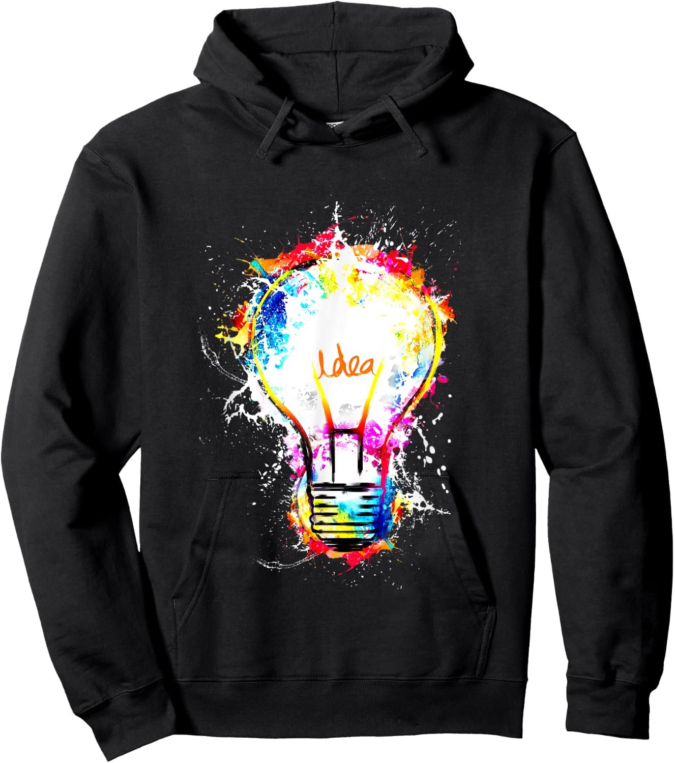 Idea Explosion Creative Genius Light Bulb Men Women Hoodie - Hoodie | Black