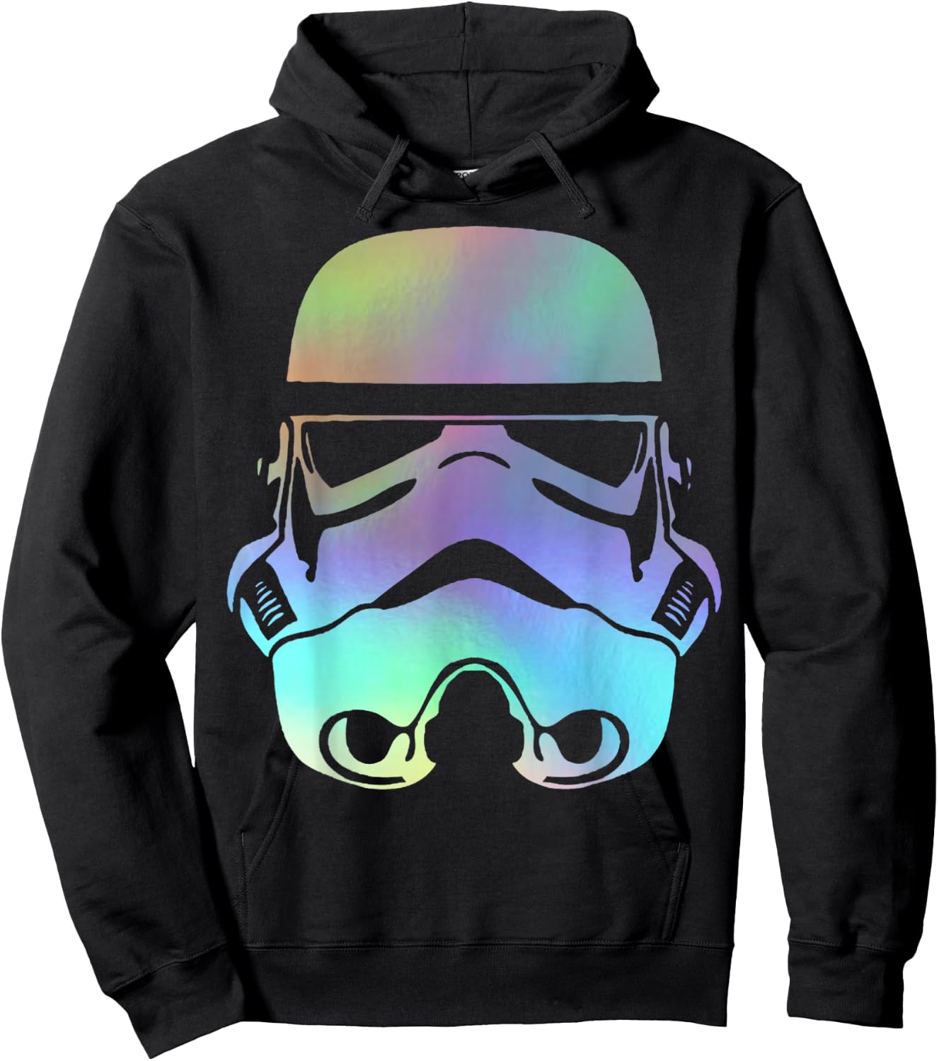 Star Wars Storm Trooper Neon Rainbow Graphic Hoodie - Hoodie | Black