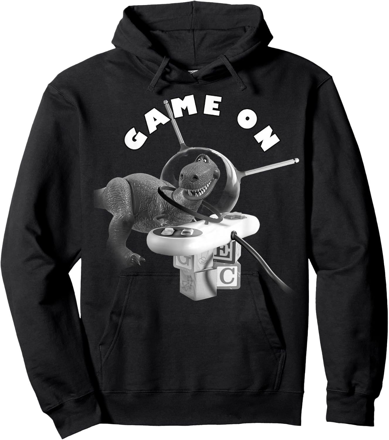 Disney Pixar Toy Story Rex Game On Hoodie - Hoodie | Black