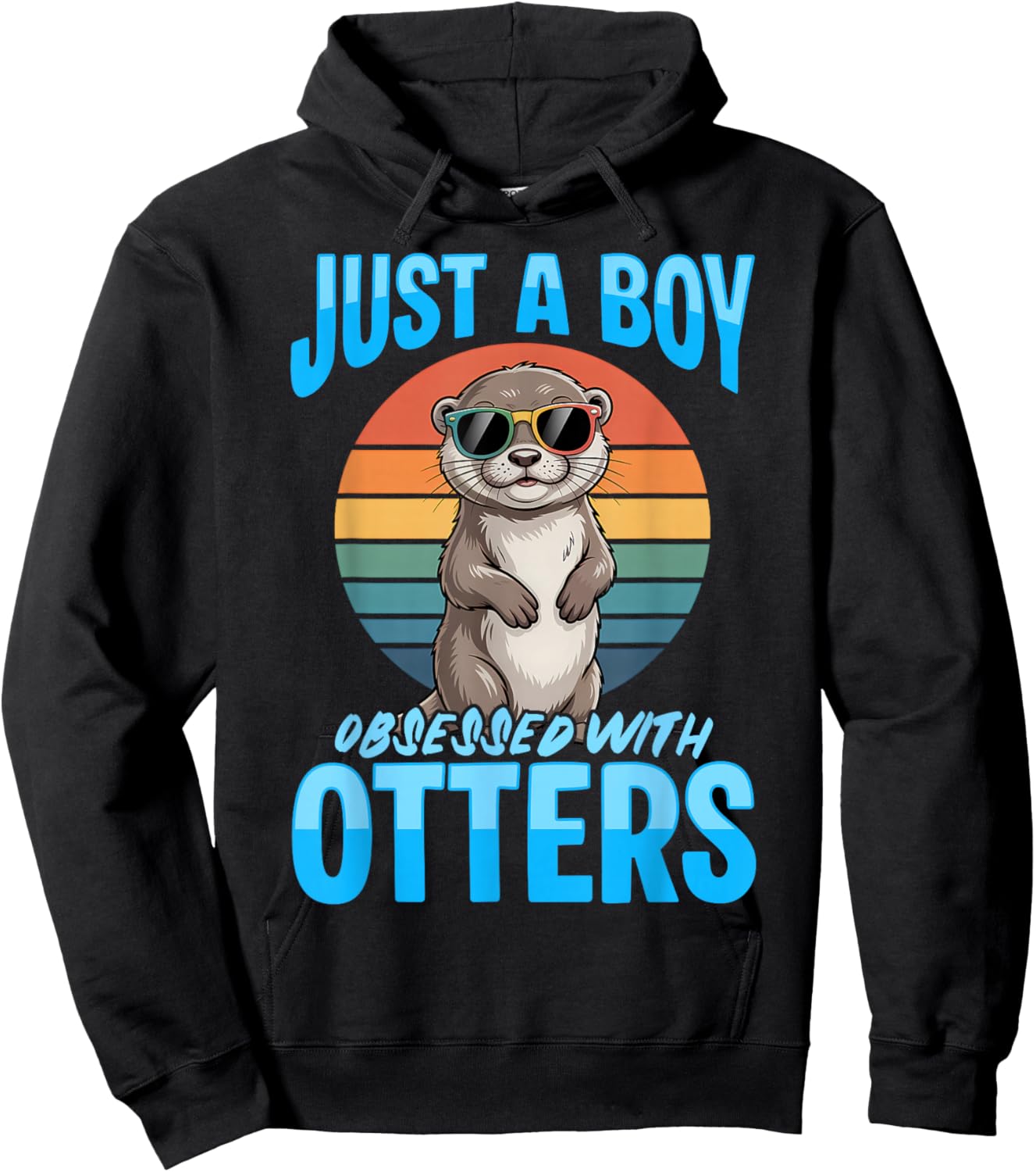 Funny Otter Hoodie - Hoodie | Black