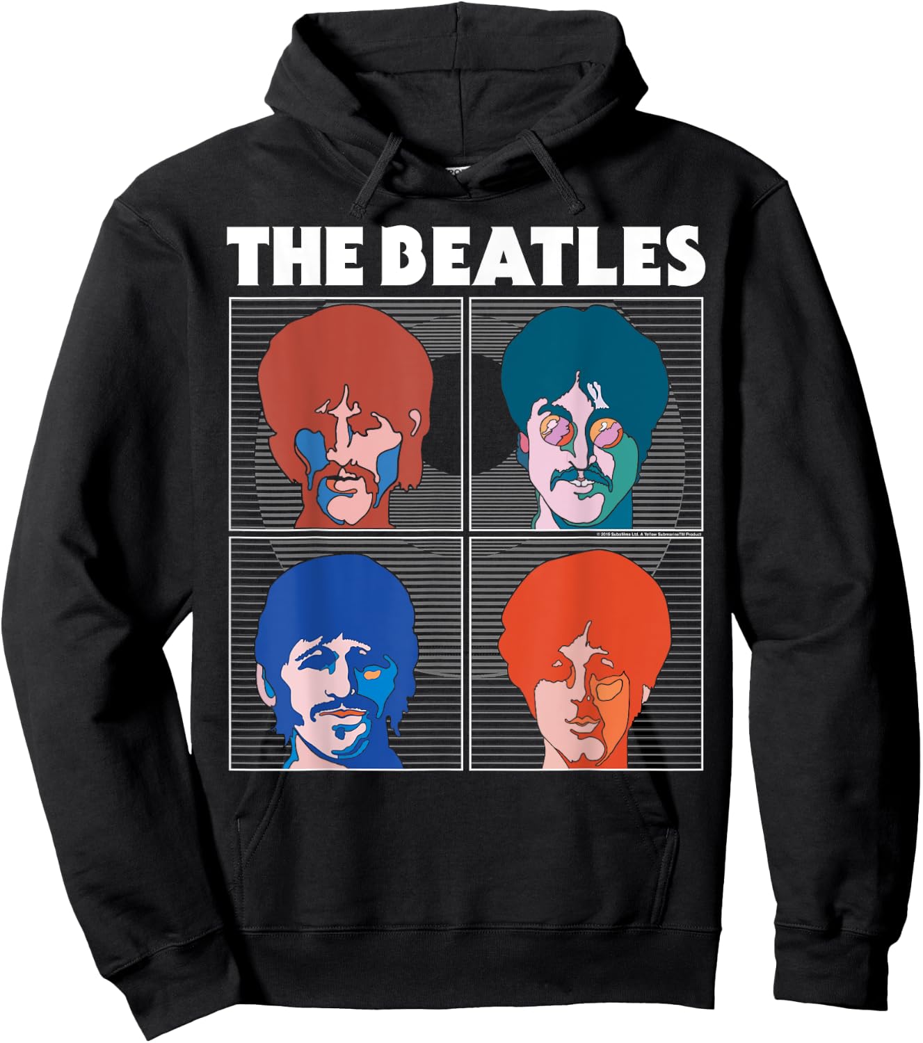 The Beatles - Pop Art Head Shots Hoodie - Hoodie | Black