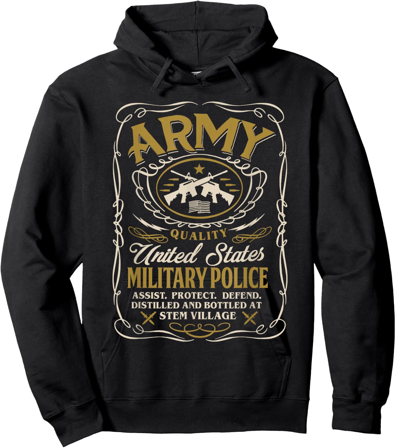 Army Military Police Hoodie - Hoodie | Black