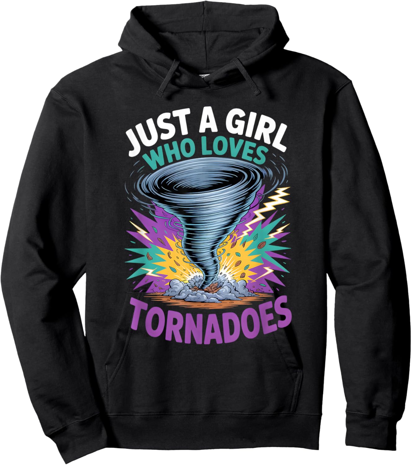 Girls Tornado Hoodie - Hoodie | Black
