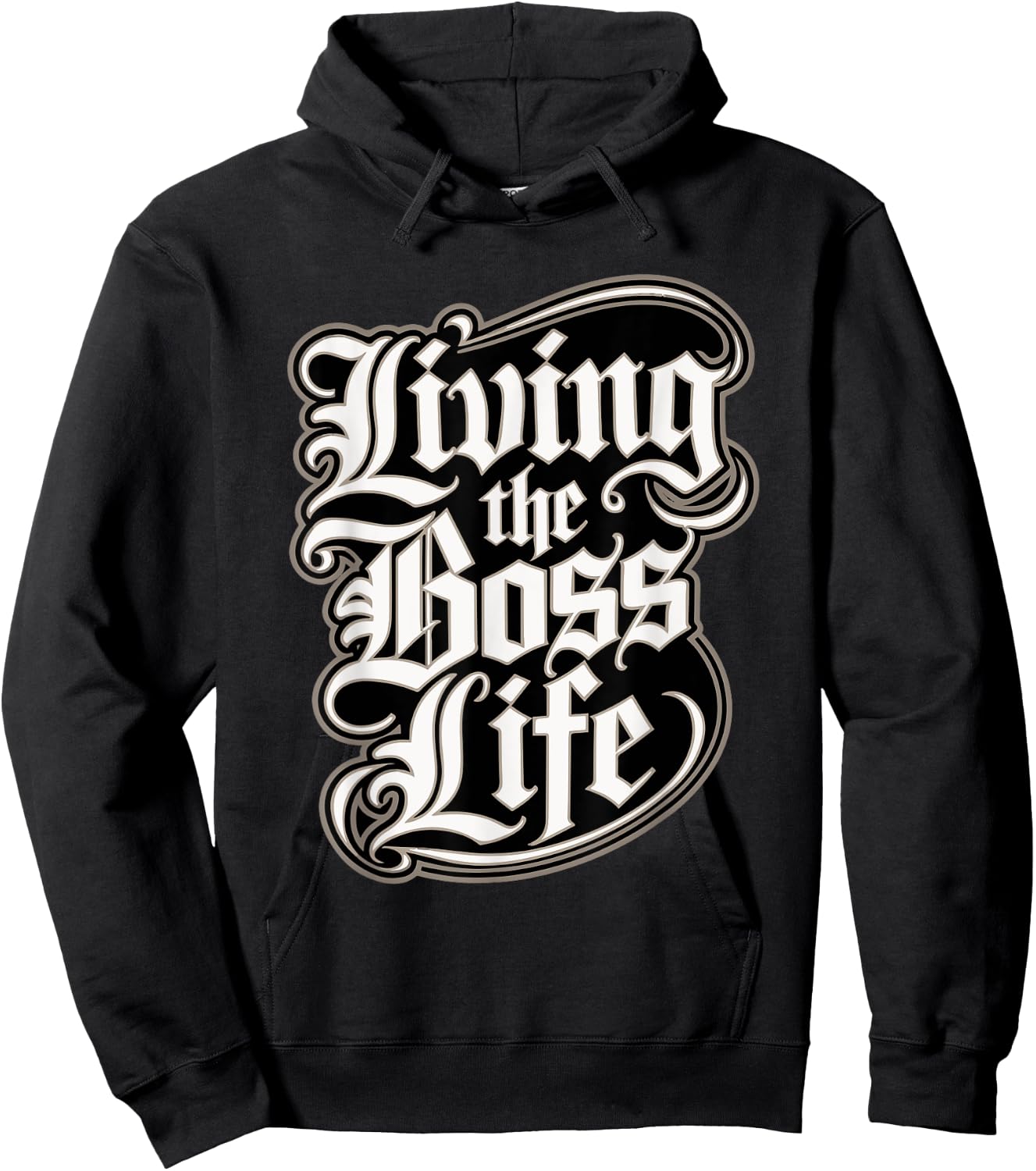 Living The Boss Life Urban Wear Hoodie - Hoodie | Black