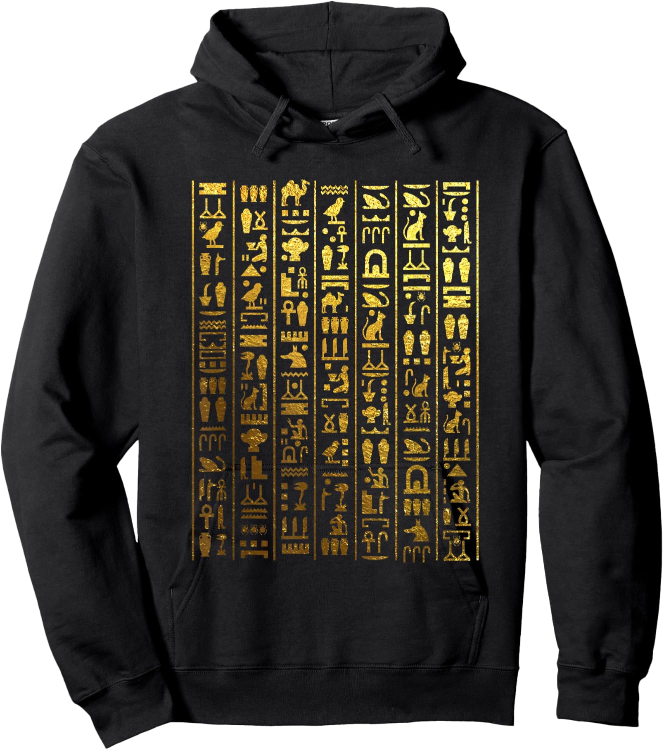 Egyptian Hieroglyphics - Ancient Egypt Small Hoodie - Hoodie | Black