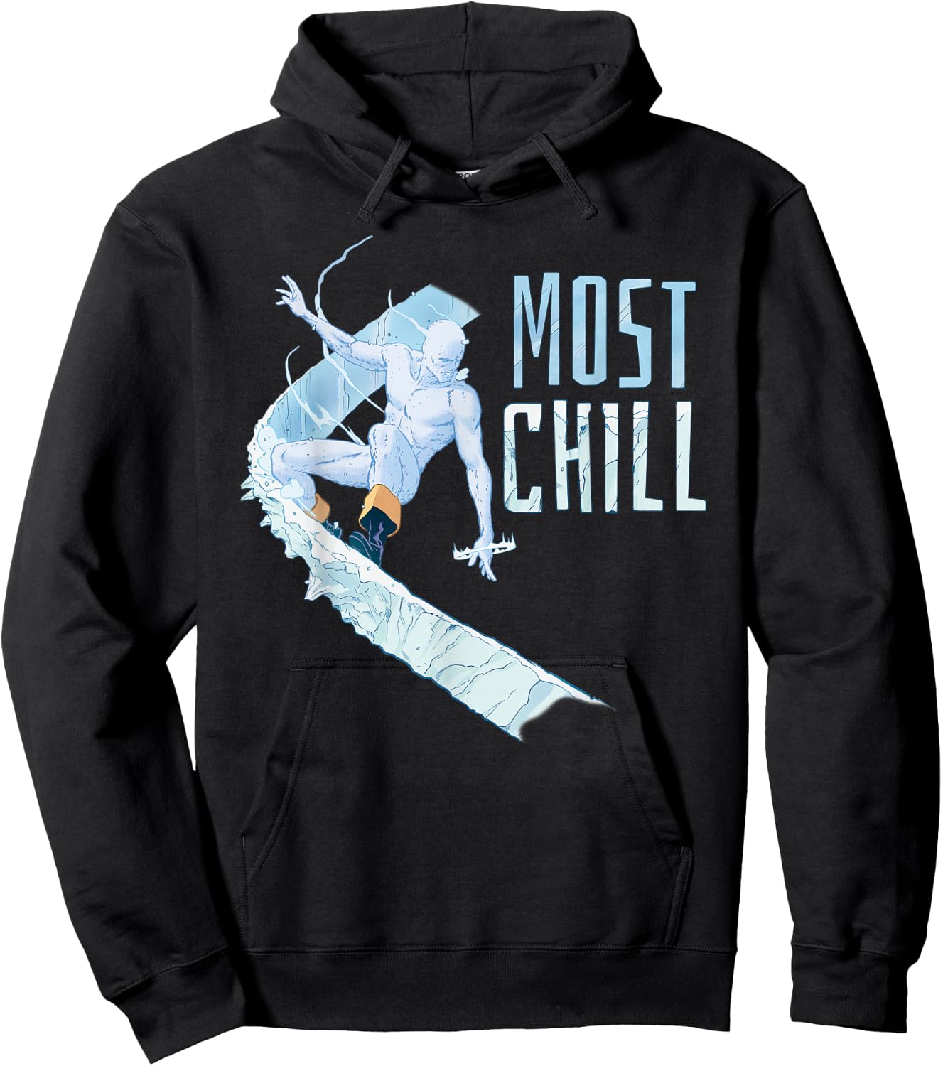 Marvel X-Men Iceman Most Chill Hoodie - Hoodie | Black