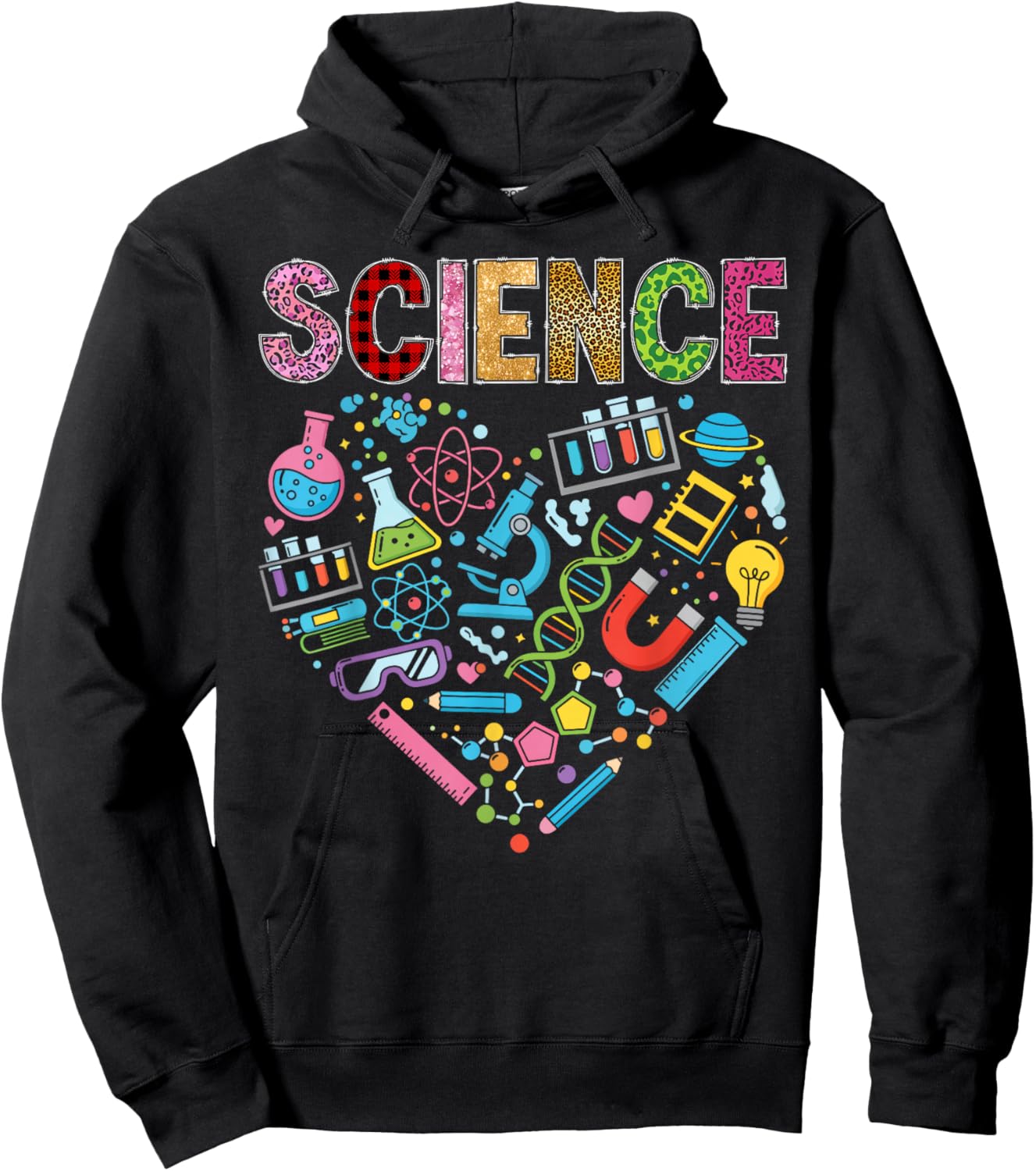 Science Teacher Periodic Table Classroom Vibes Hoodie - Hoodie | Black