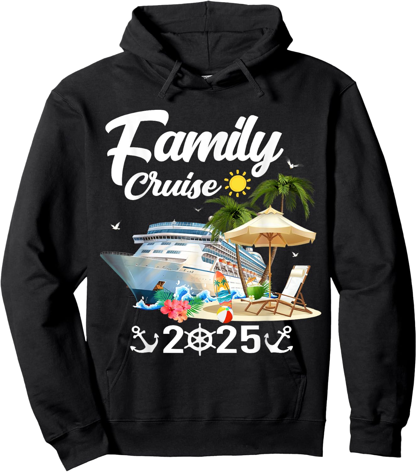 Family Cruise 2025 Hoodie - Hoodie | Black