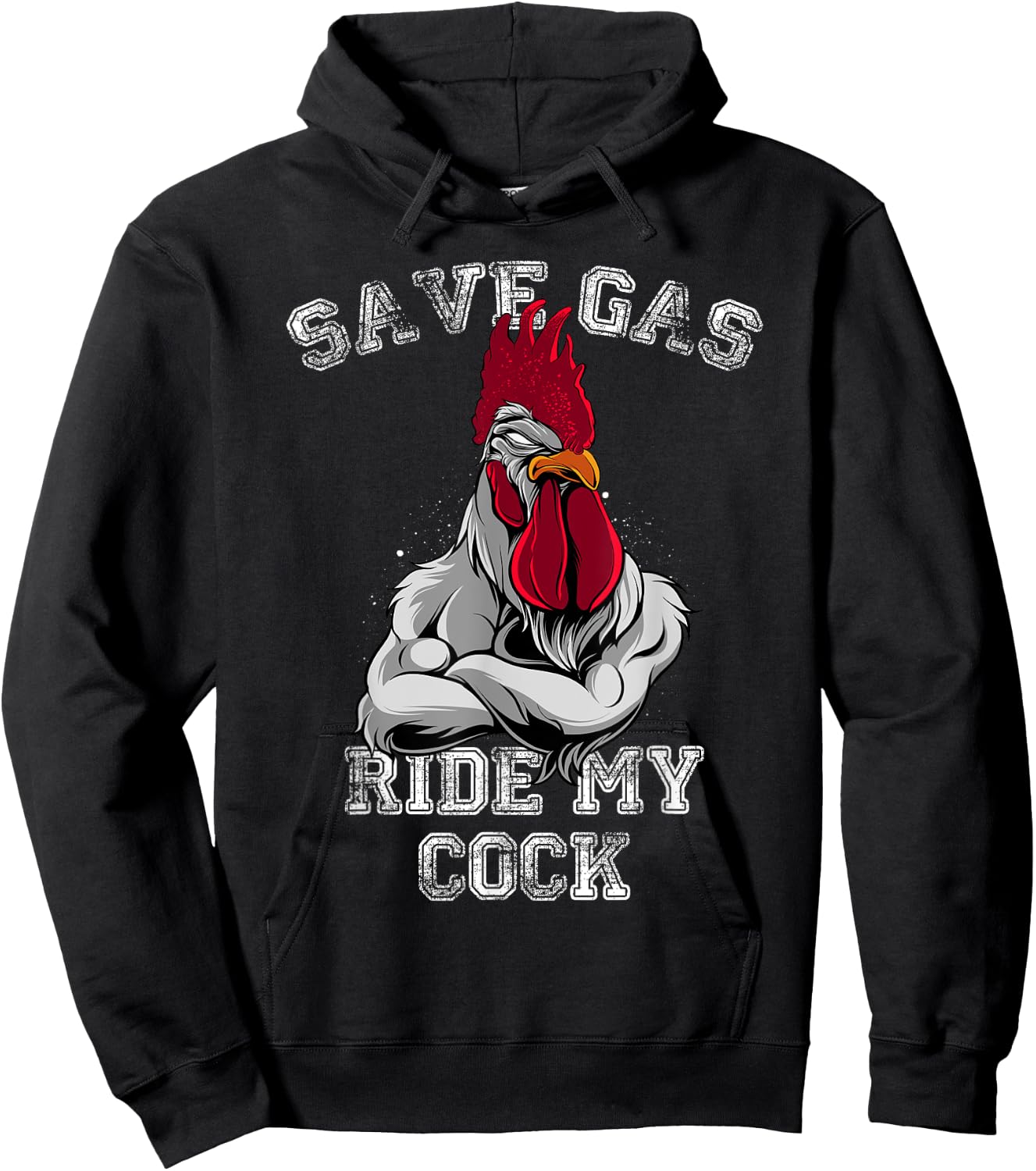 Save Gas - Ride My Cock Hoodie - Hoodie | Black