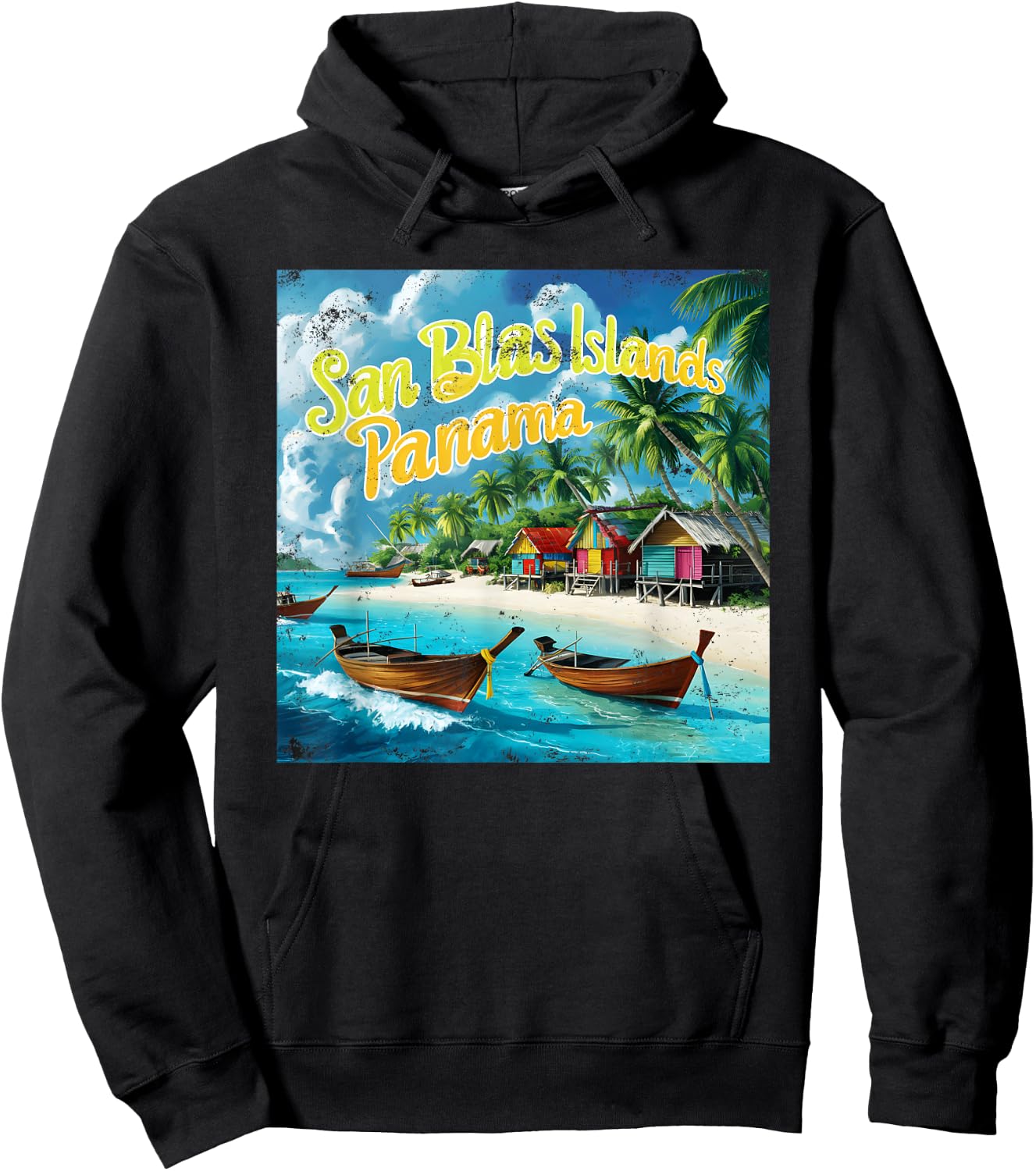 San Blas Islands, Panama Hoodie - Hoodie | Black