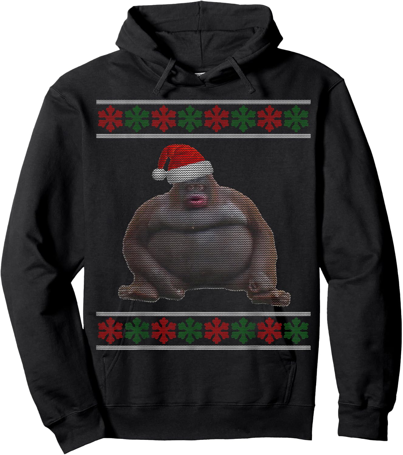 Uh Oh Stinky Poop Dank Memes Le Monke Ugly Christmas Hoodie - Hoodie | Black