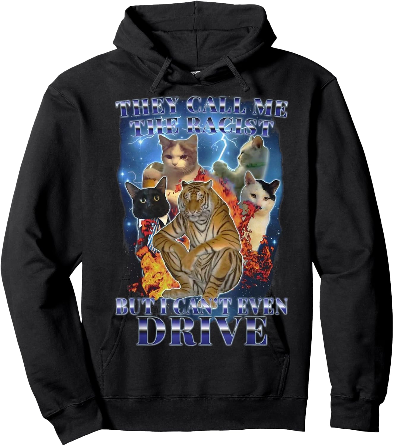 Cat Hoodie - Hoodie | Black