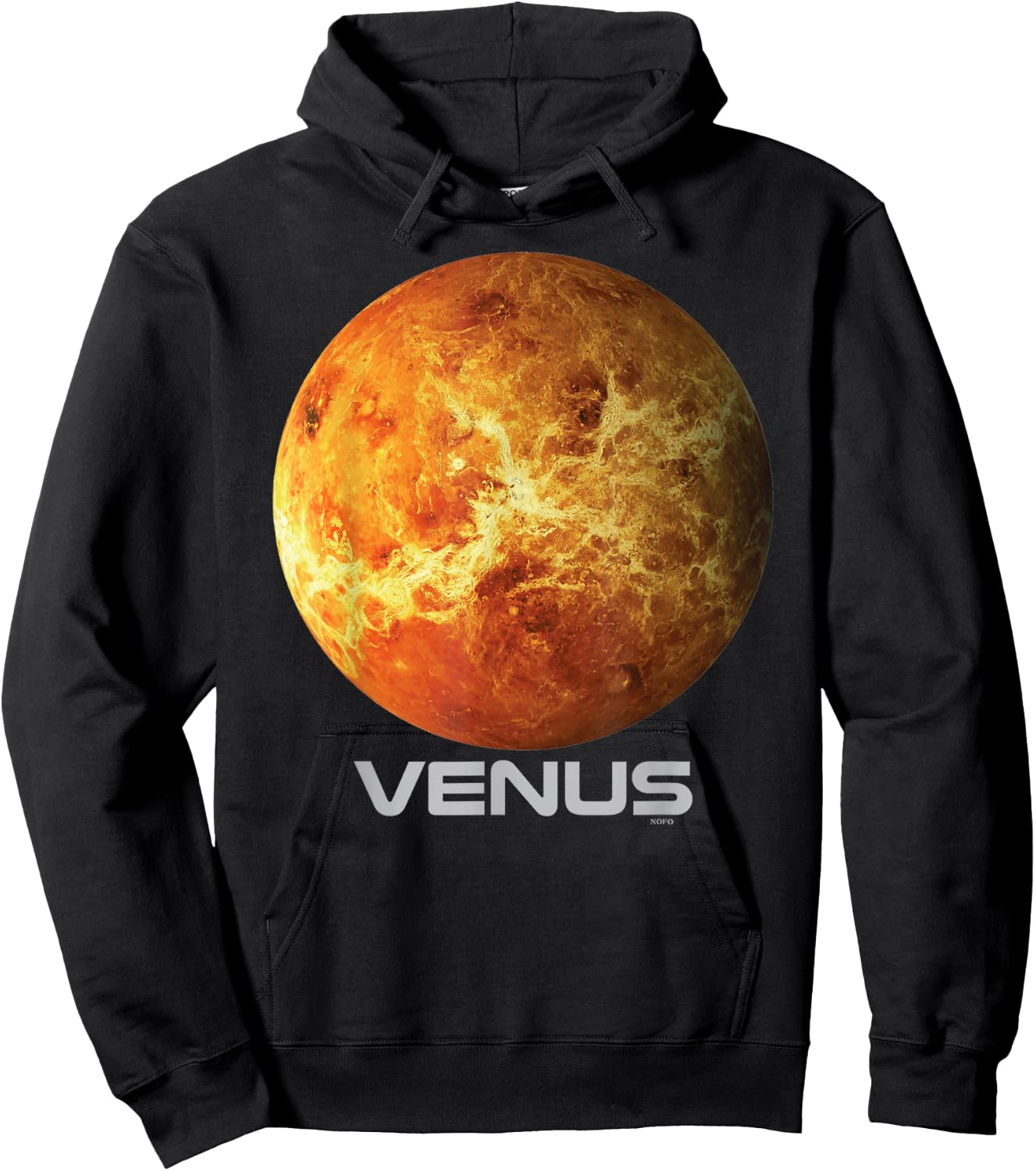 Venus Shirt, Solar System Planet Hoodie - Hoodie | Black