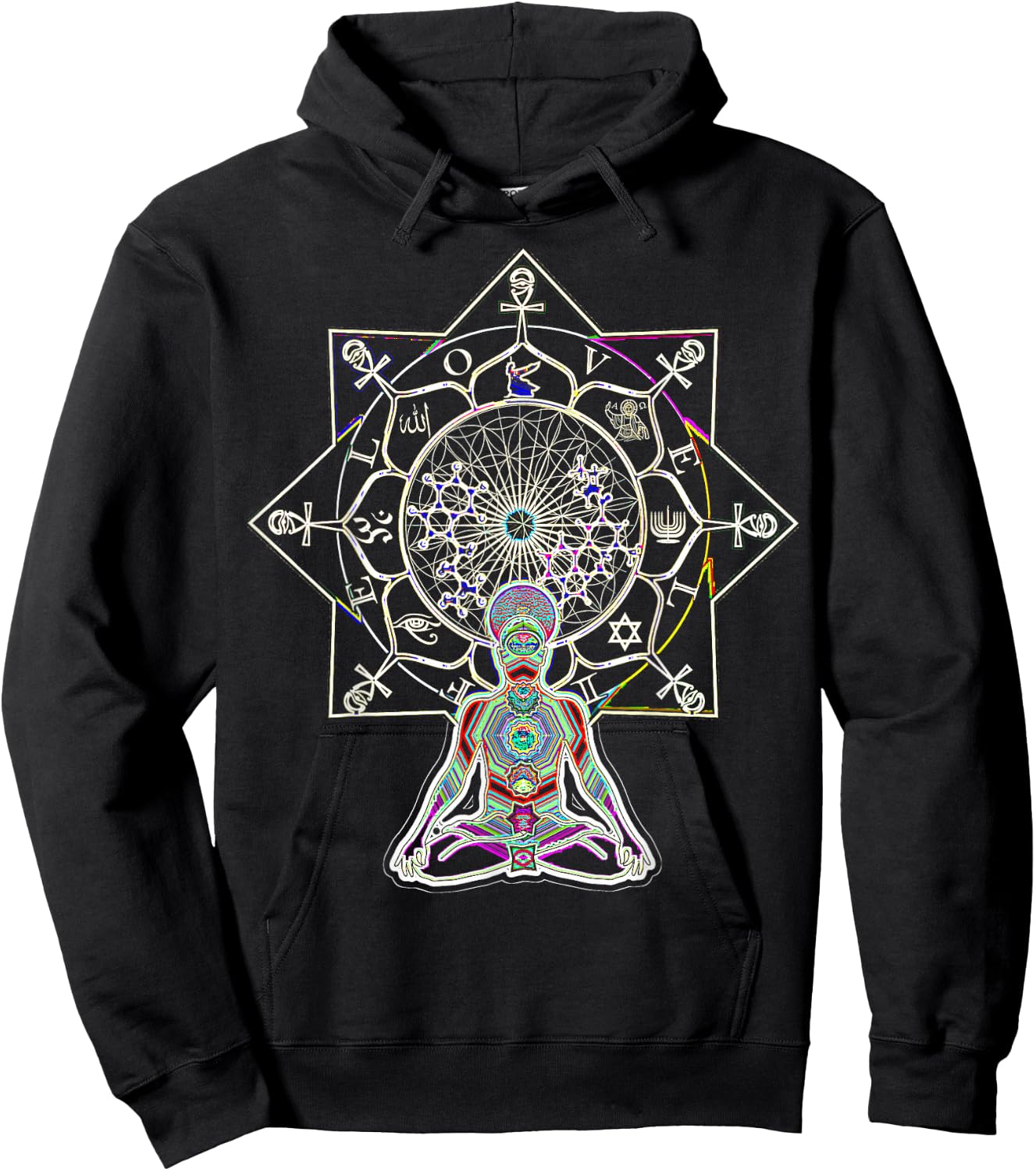 Awakening Psychedelic Inspiration Hoodie - Hoodie | Black