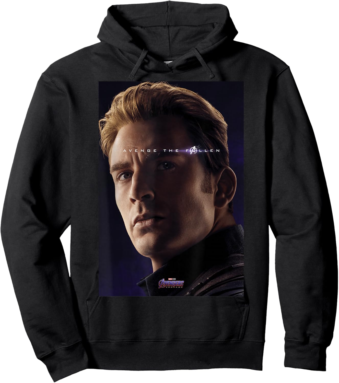 Marvel Avengers Endgame Captain America What Ever It Takes Hoodie - Hoodie | Black
