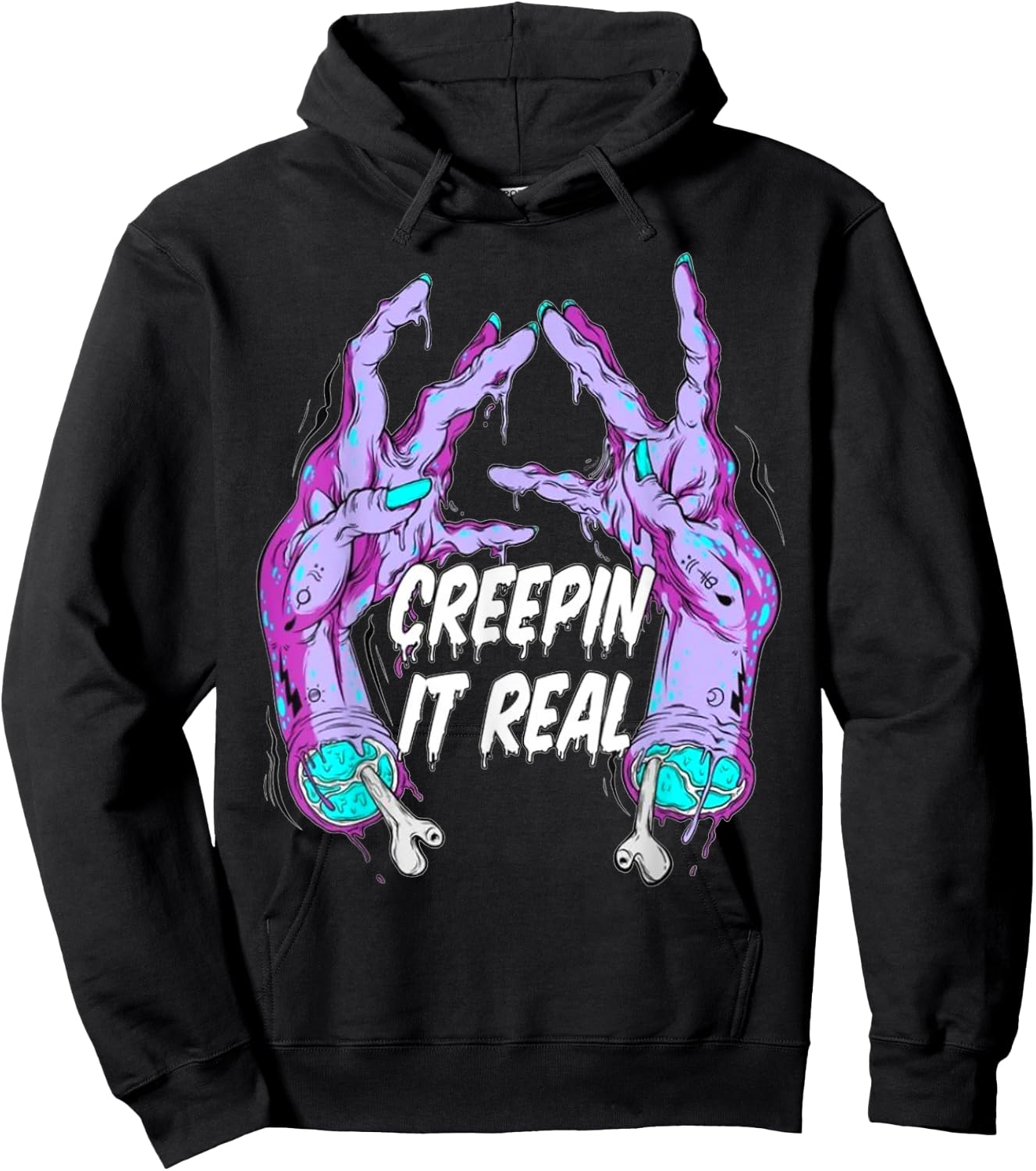 Creepin It Real Hoodie - Hoodie | Black